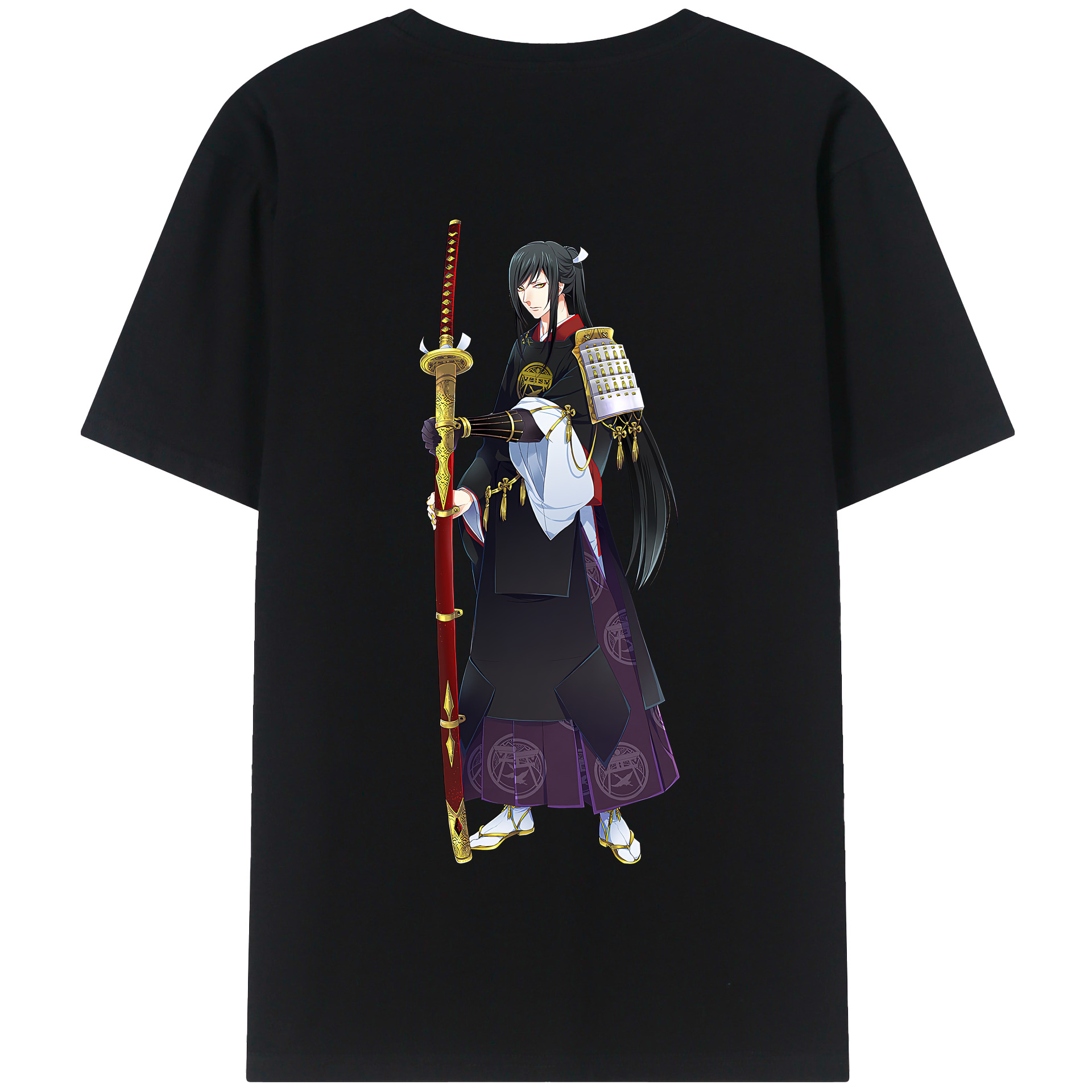 （画像用） 刀剣乱舞 Touken Ranbu 綿100％半袖Tシャツ（背面プリント）