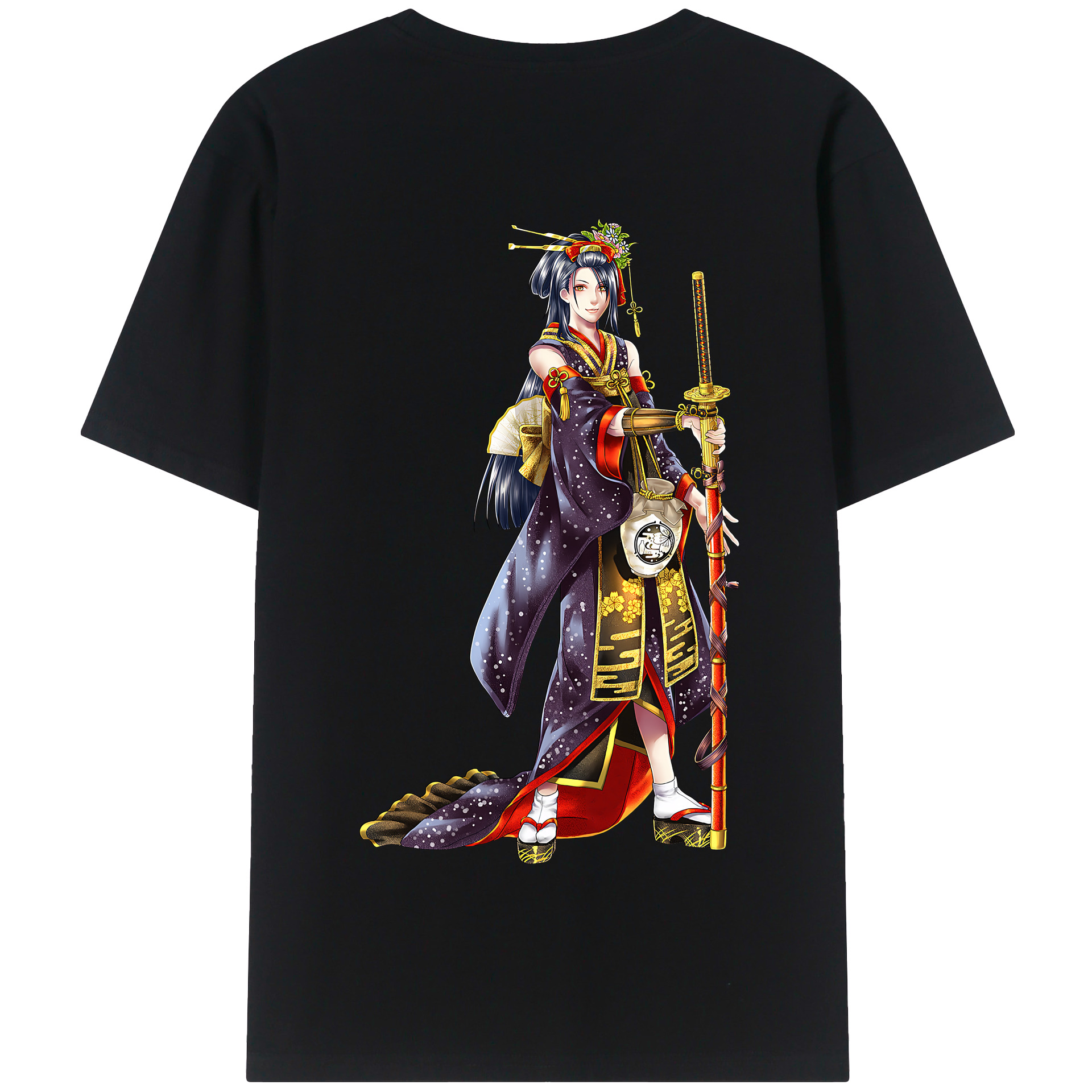 （画像用） 刀剣乱舞 Touken Ranbu 綿100％半袖Tシャツ（背面プリント）
