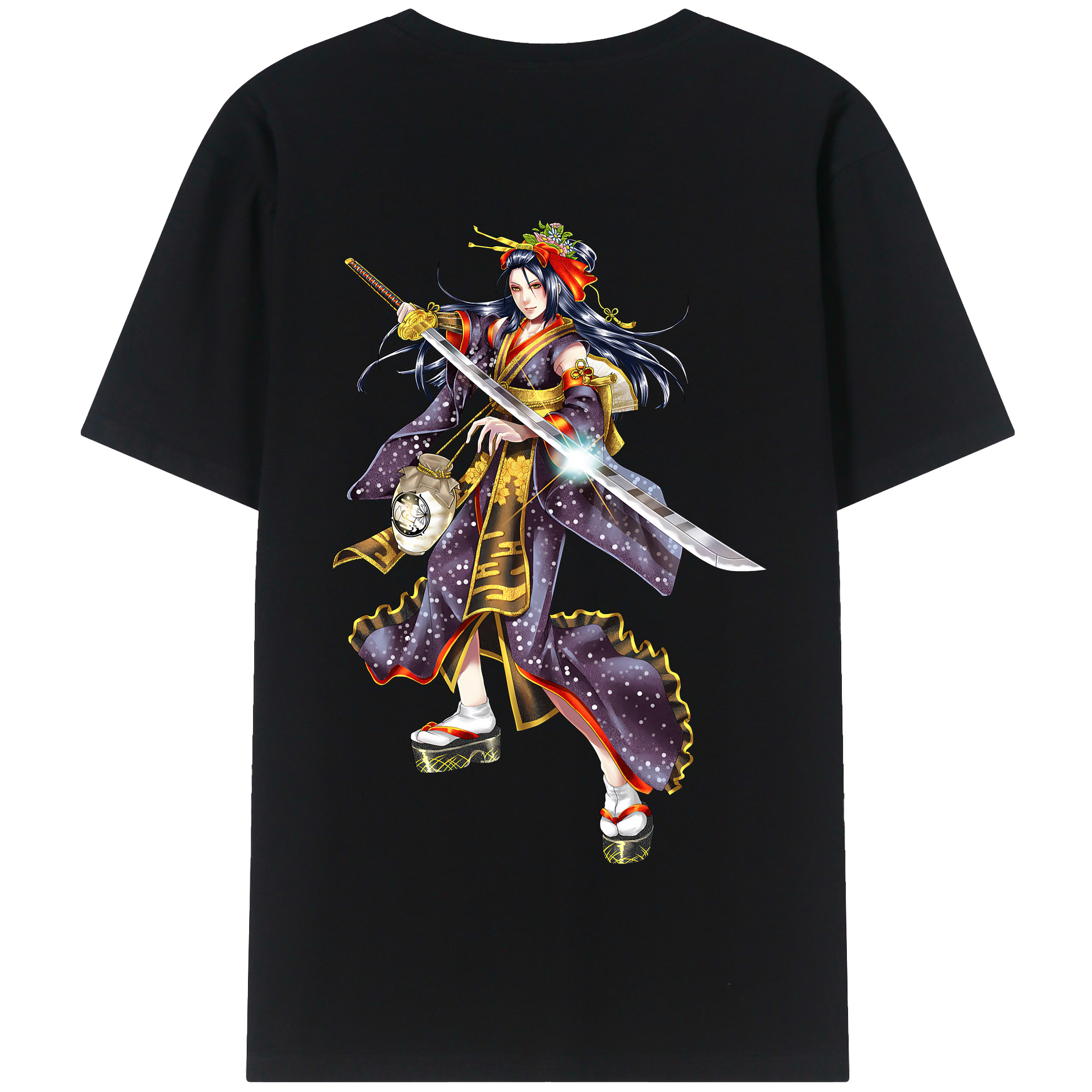 （画像用） 刀剣乱舞 Touken Ranbu 綿100％半袖Tシャツ（背面プリント）