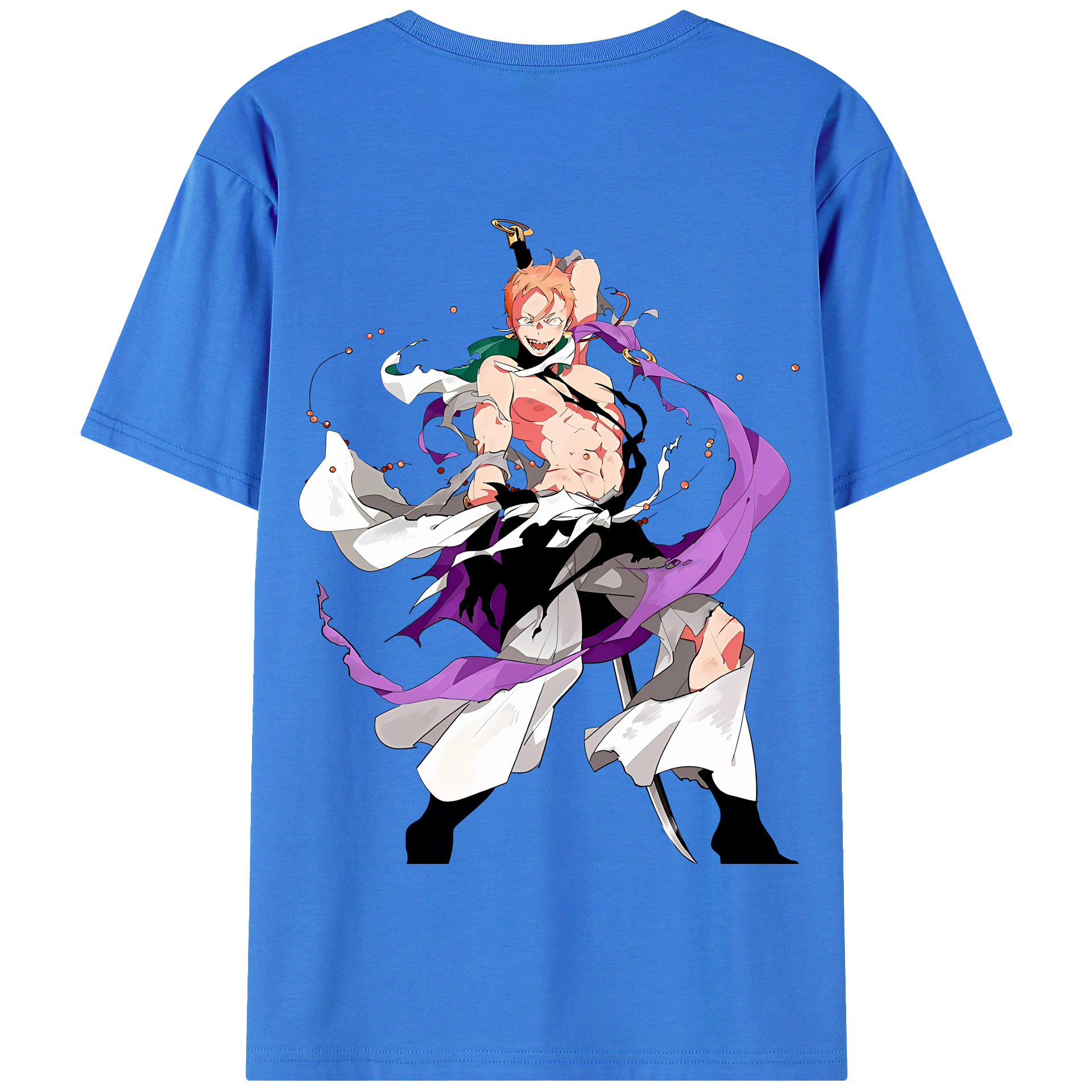 （画像用） 刀剣乱舞 Touken Ranbu 綿100％半袖Tシャツ（背面プリント）