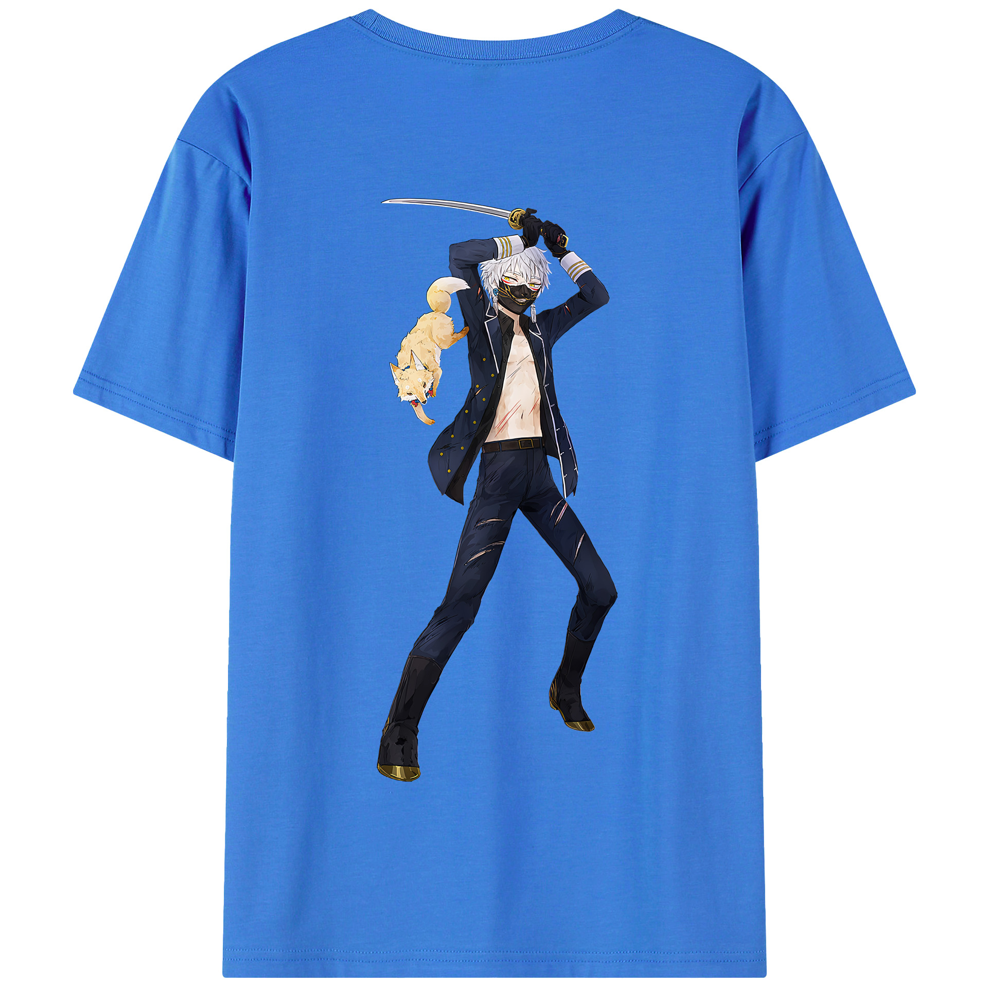 （画像用） 刀剣乱舞 Touken Ranbu 綿100％半袖Tシャツ（背面プリント）