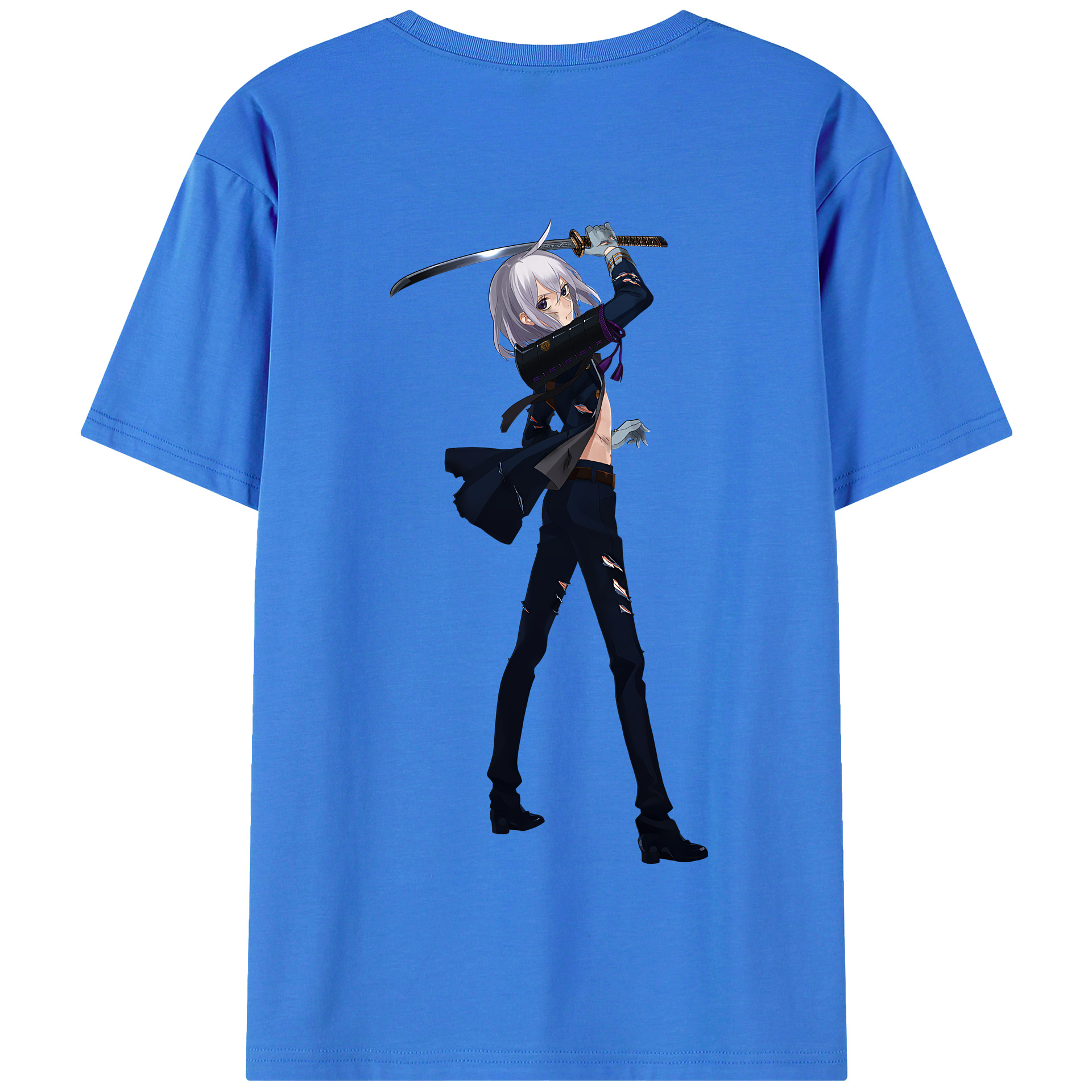 （画像用） 刀剣乱舞 Touken Ranbu 綿100％半袖Tシャツ（背面プリント）