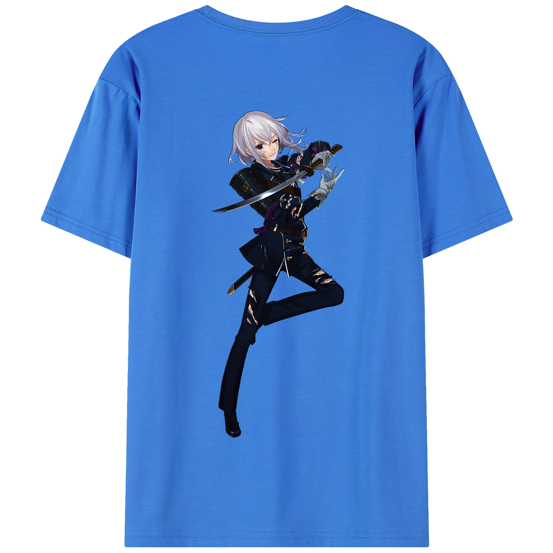 （画像用） 刀剣乱舞 Touken Ranbu 綿100％半袖Tシャツ（背面プリント）