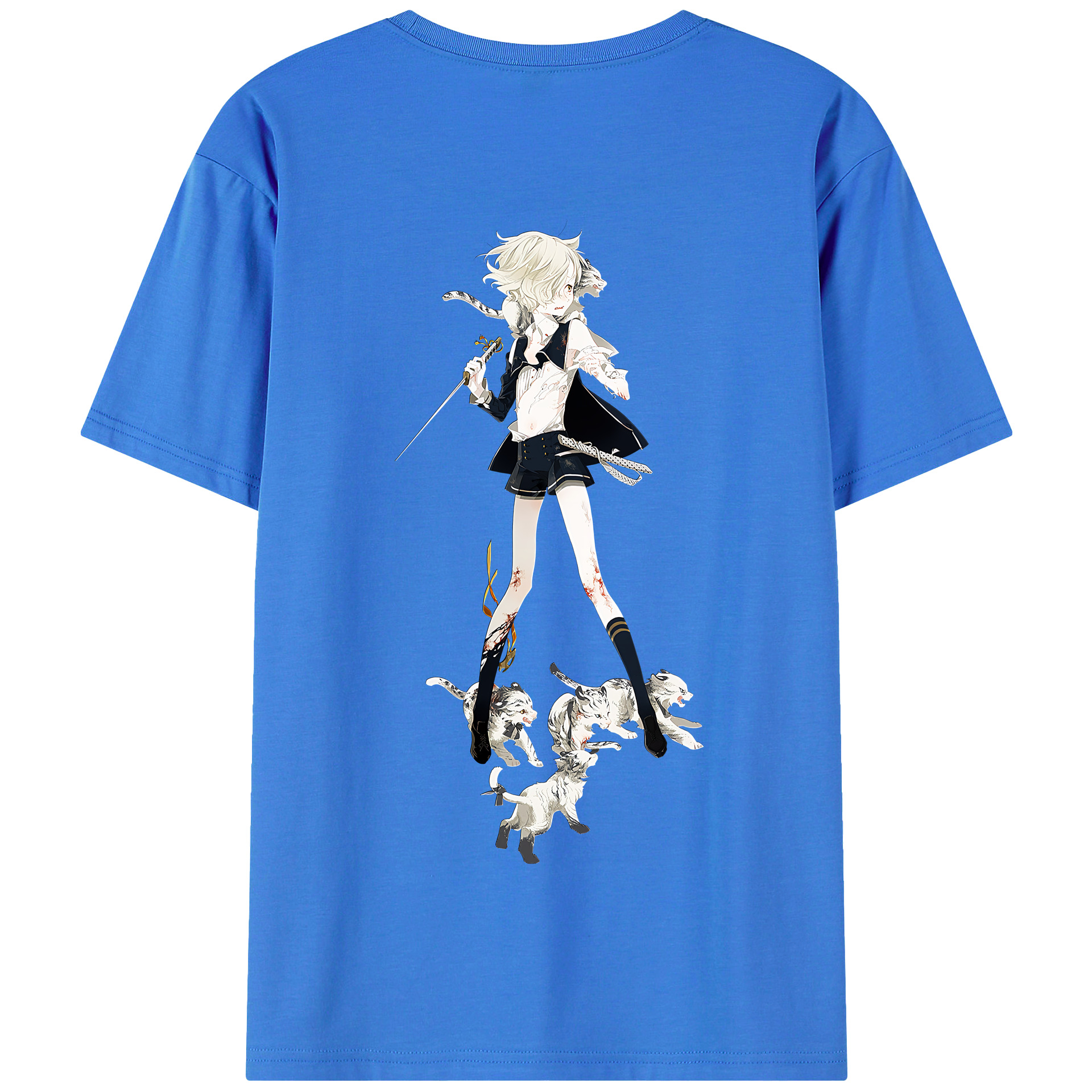 （画像用） 刀剣乱舞 Touken Ranbu 綿100％半袖Tシャツ（背面プリント）
