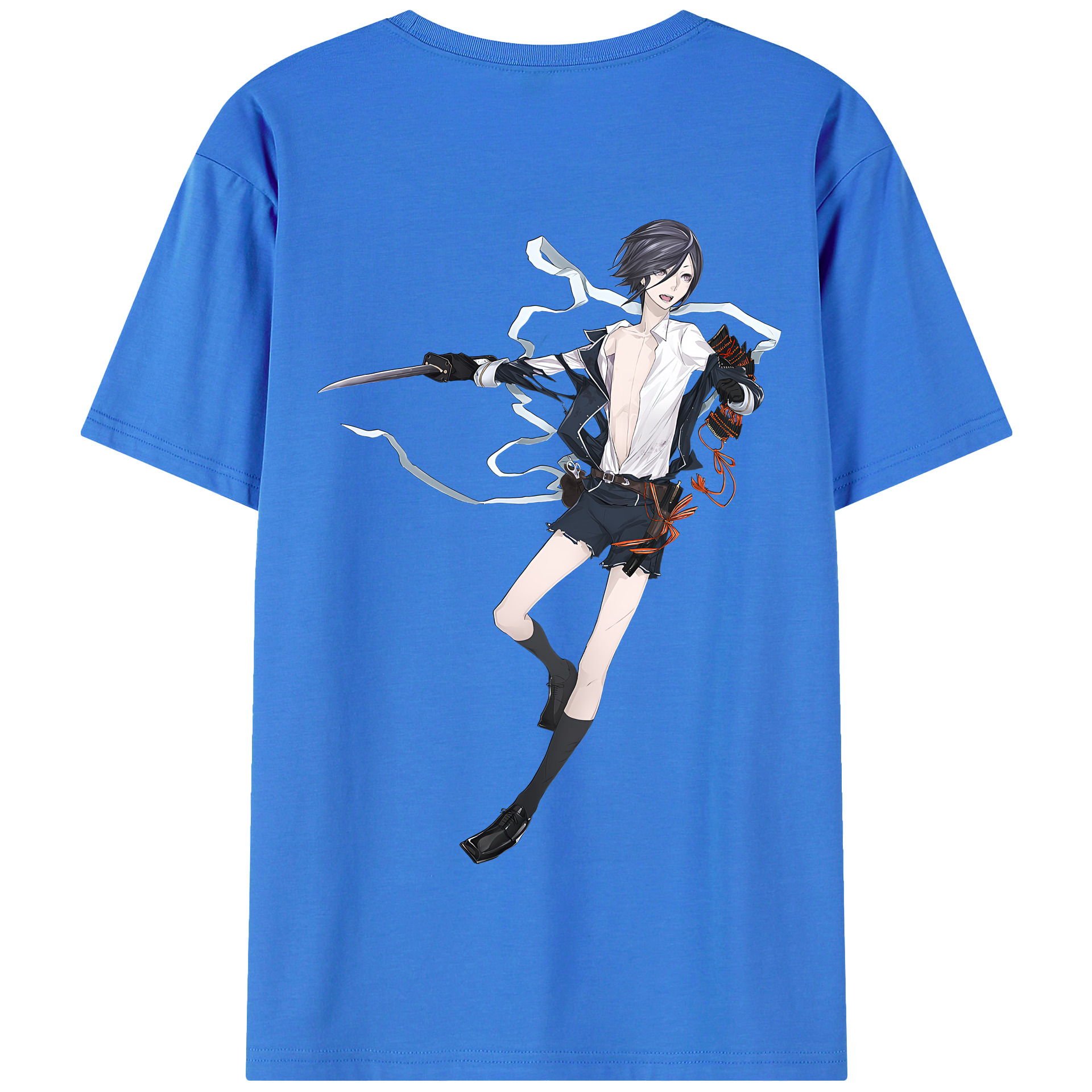 （画像用） 刀剣乱舞 Touken Ranbu 綿100％半袖Tシャツ（背面プリント）