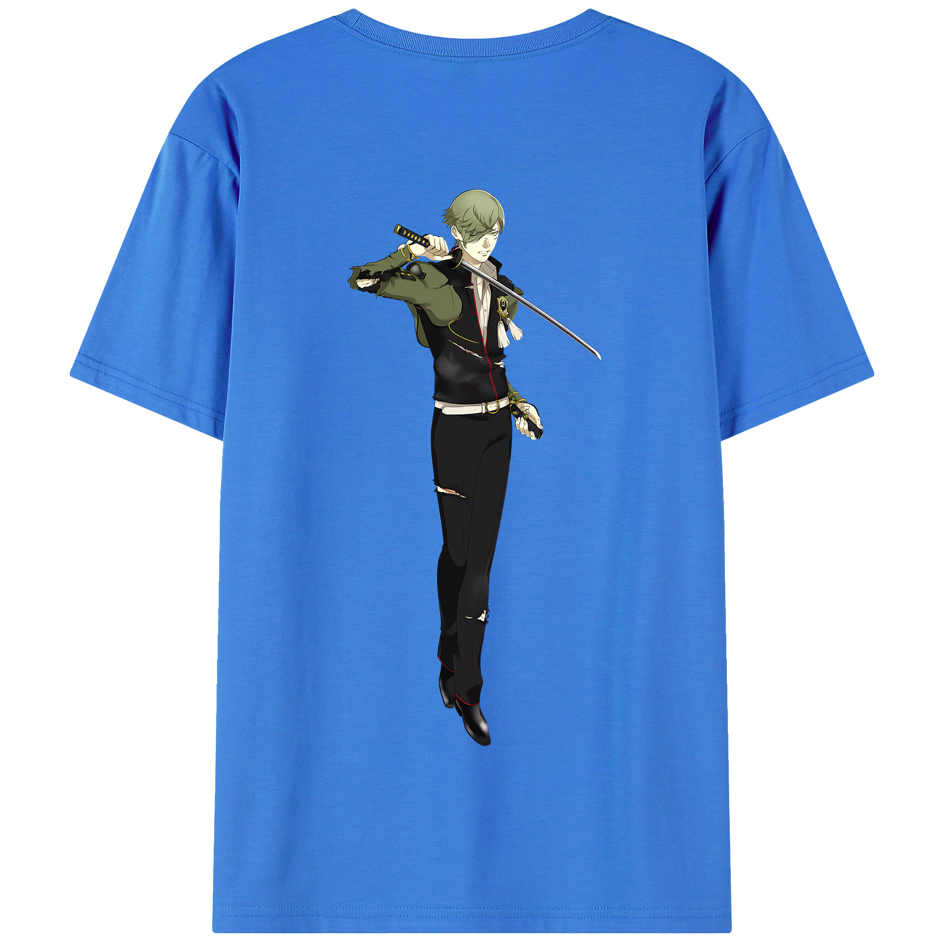（画像用） 刀剣乱舞 Touken Ranbu 綿100％半袖Tシャツ（背面プリント）
