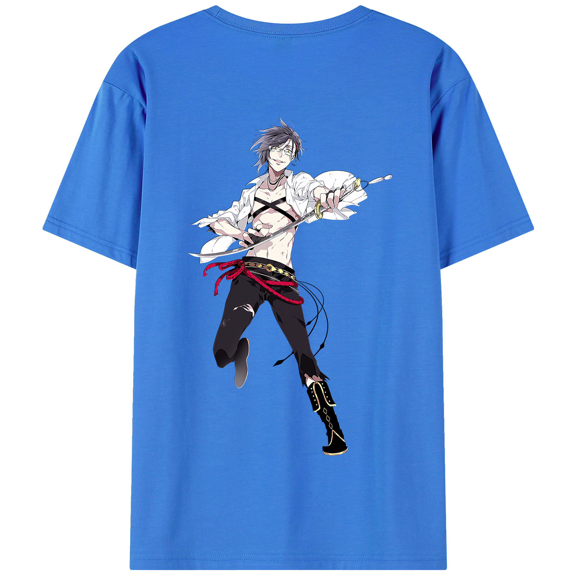 （画像用） 刀剣乱舞 Touken Ranbu 綿100％半袖Tシャツ（背面プリント）