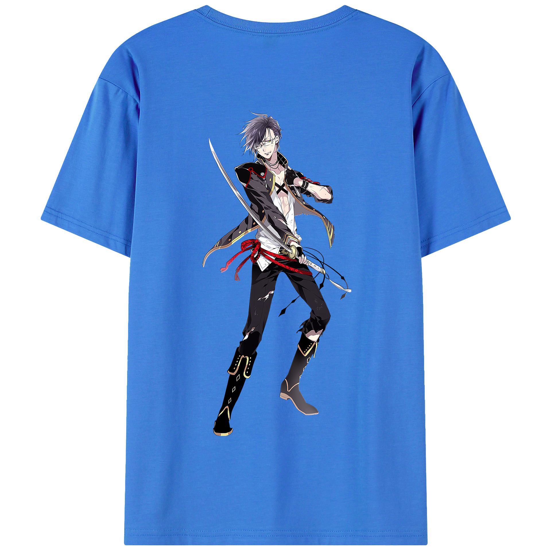 （画像用） 刀剣乱舞 Touken Ranbu 綿100％半袖Tシャツ（背面プリント）