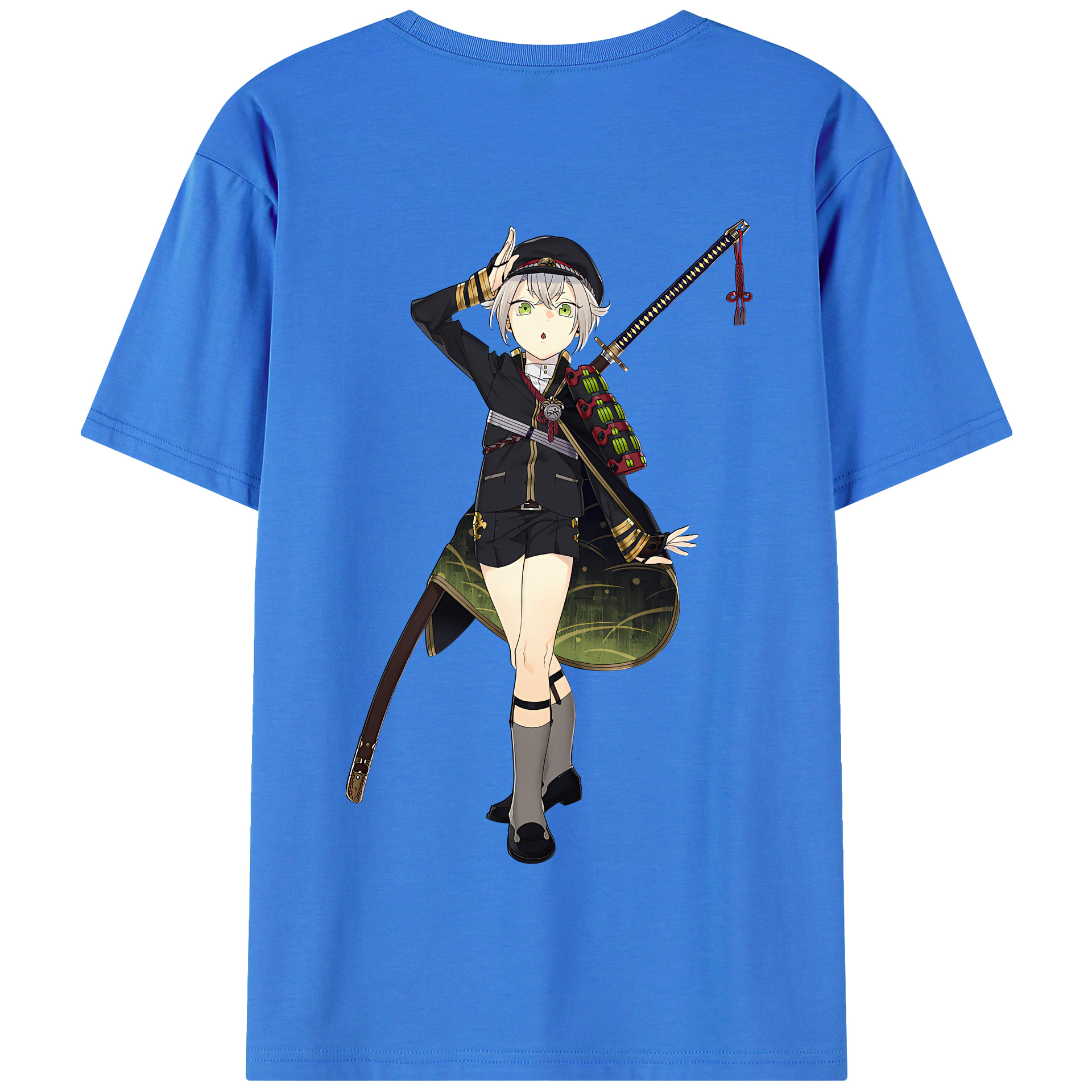 （画像用） 刀剣乱舞 Touken Ranbu 綿100％半袖Tシャツ（背面プリント）