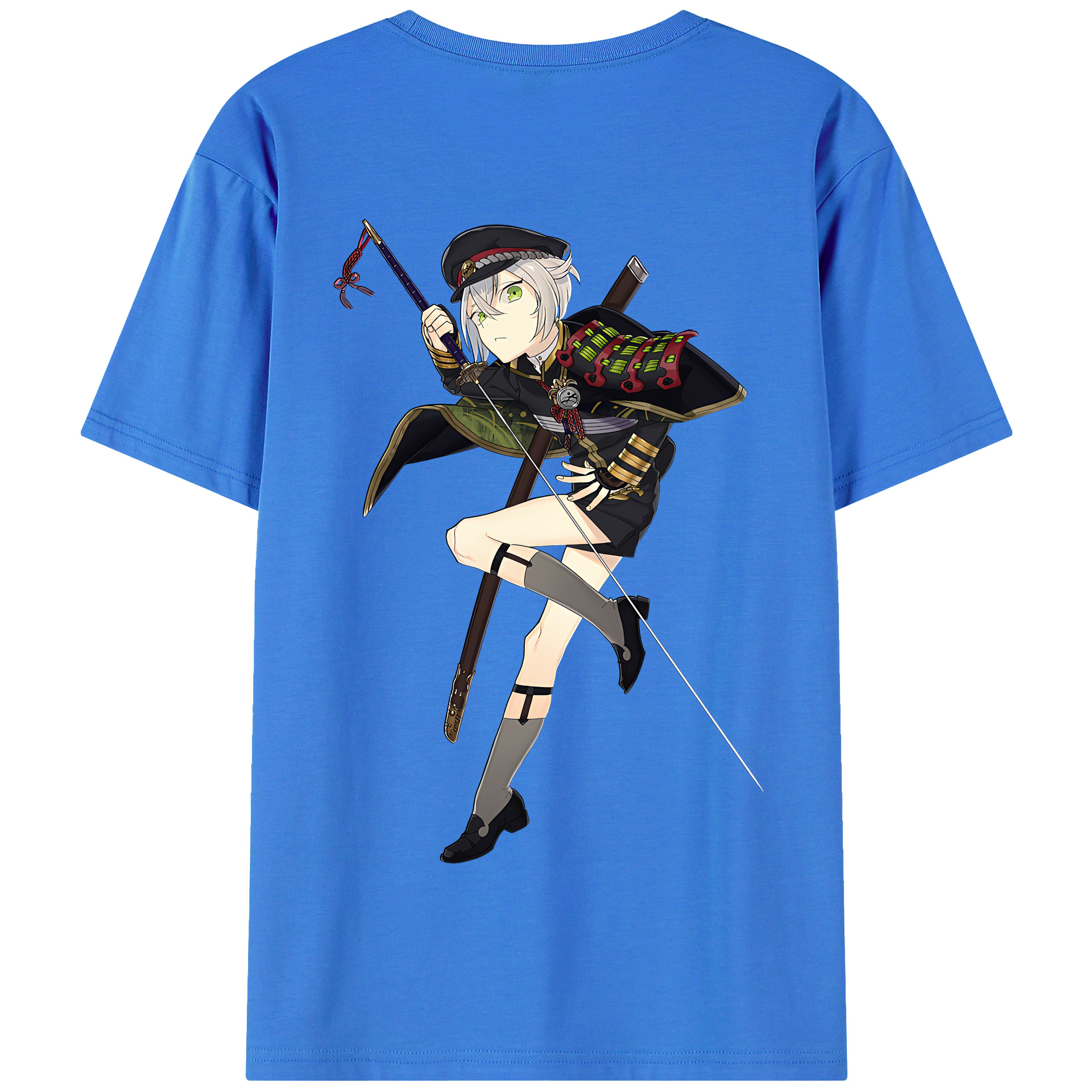 （画像用） 刀剣乱舞 Touken Ranbu 綿100％半袖Tシャツ（背面プリント）
