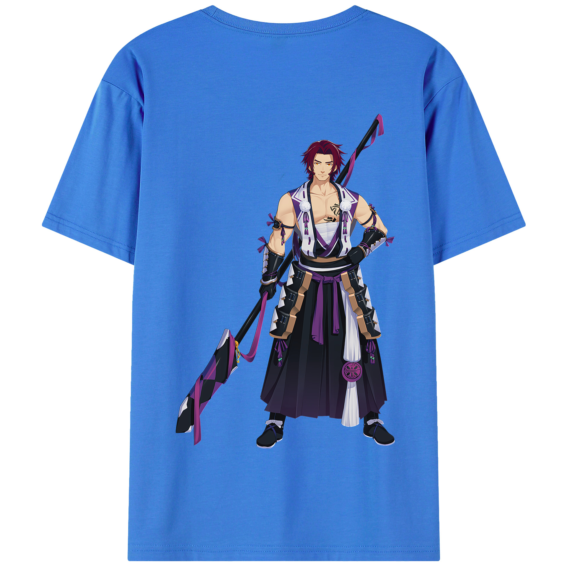 （画像用） 刀剣乱舞 Touken Ranbu 綿100％半袖Tシャツ（背面プリント）