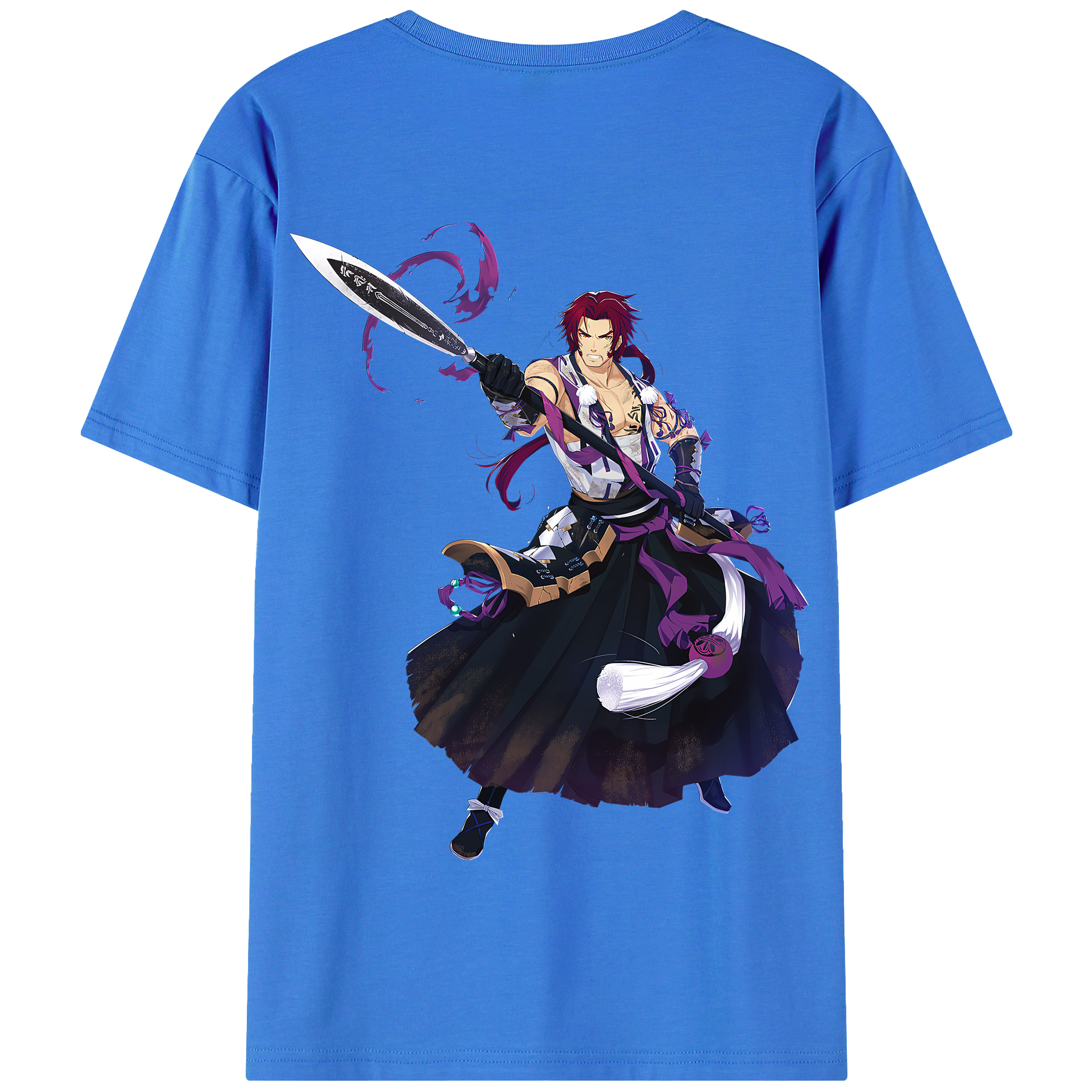 （画像用） 刀剣乱舞 Touken Ranbu 綿100％半袖Tシャツ（背面プリント）
