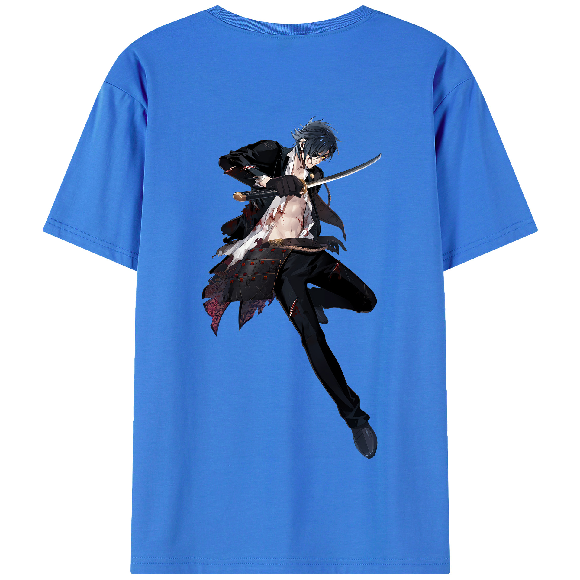 （画像用） 刀剣乱舞 Touken Ranbu 綿100％半袖Tシャツ（背面プリント）