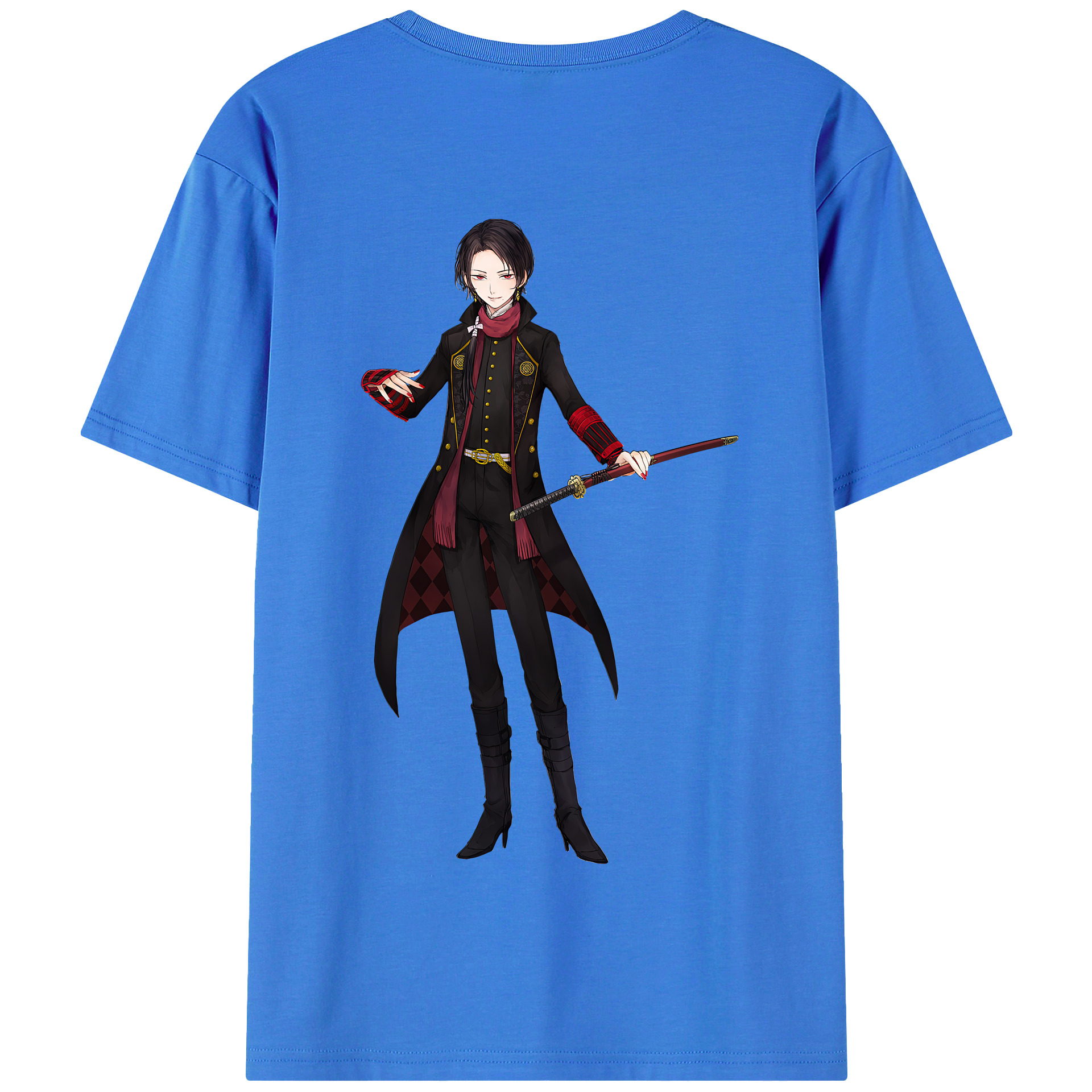 （画像用） 刀剣乱舞 Touken Ranbu 綿100％半袖Tシャツ（背面プリント）