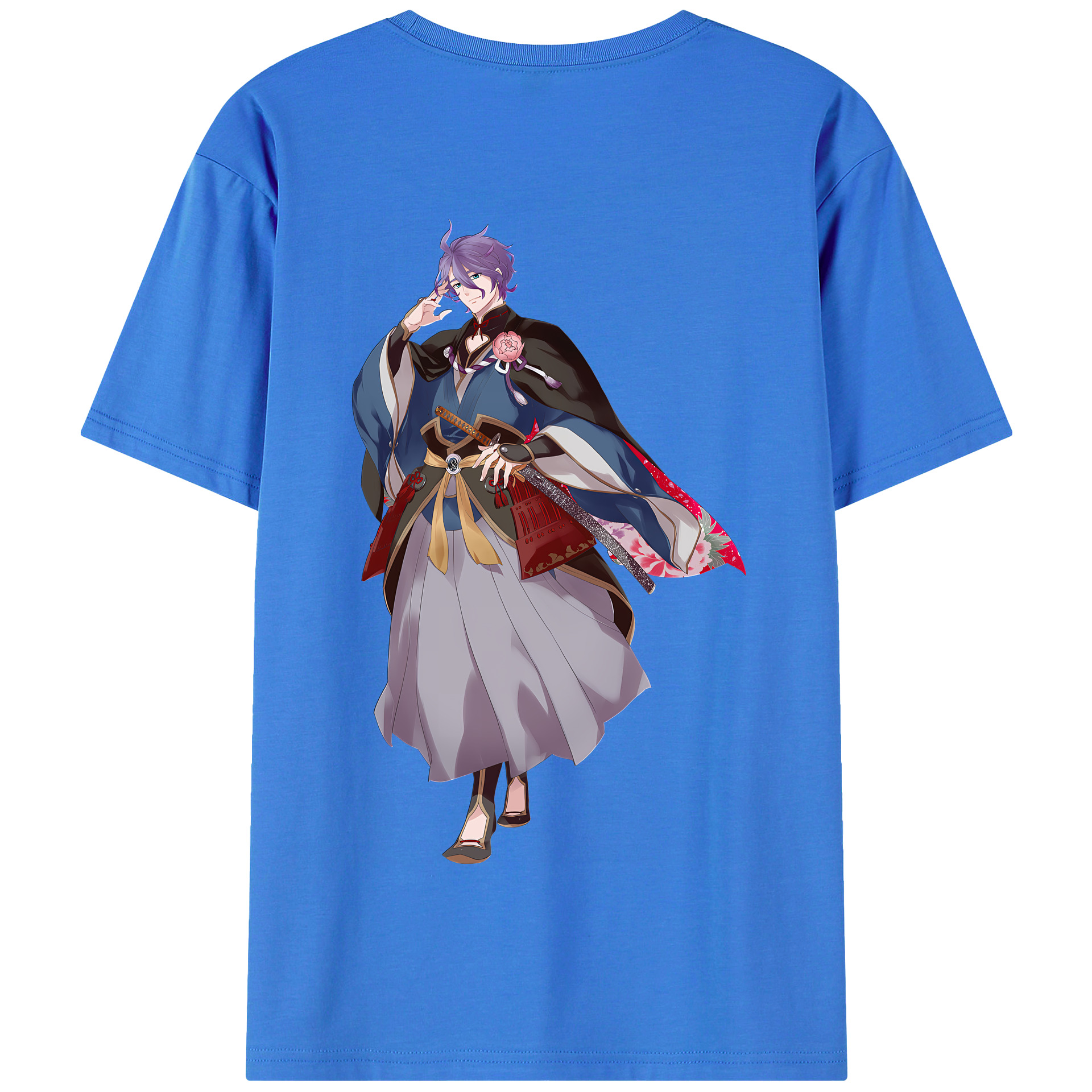 （画像用） 刀剣乱舞 Touken Ranbu 綿100％半袖Tシャツ（背面プリント）