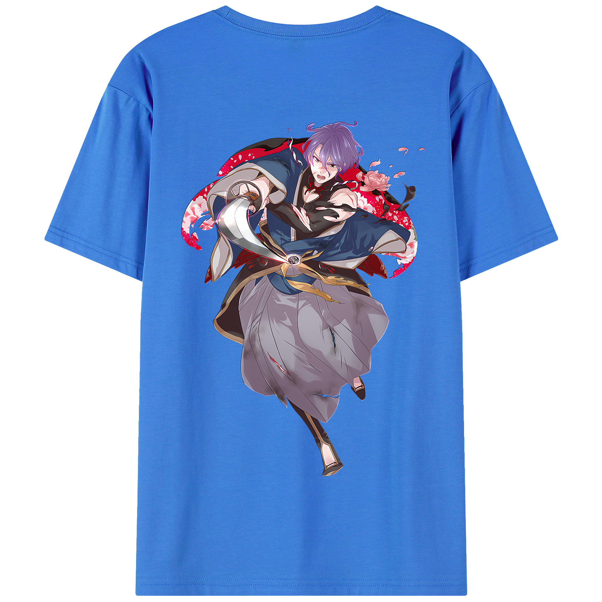 （画像用） 刀剣乱舞 Touken Ranbu 綿100％半袖Tシャツ（背面プリント）