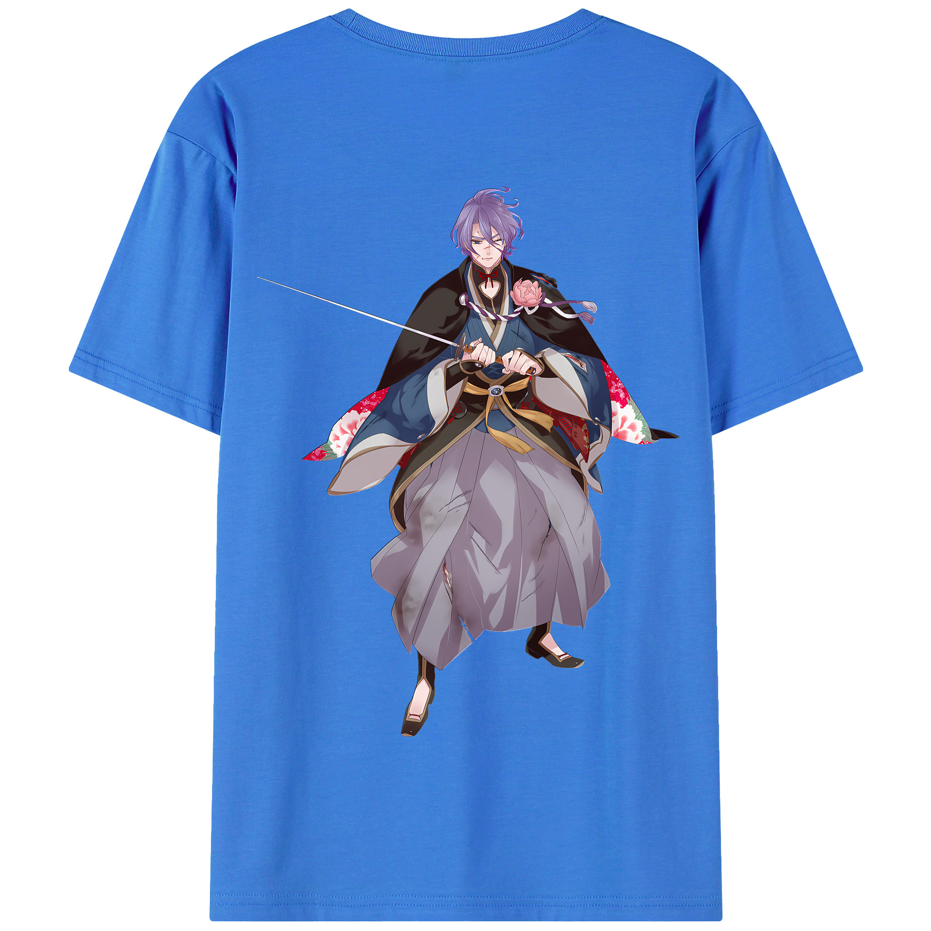 （画像用） 刀剣乱舞 Touken Ranbu 綿100％半袖Tシャツ（背面プリント）