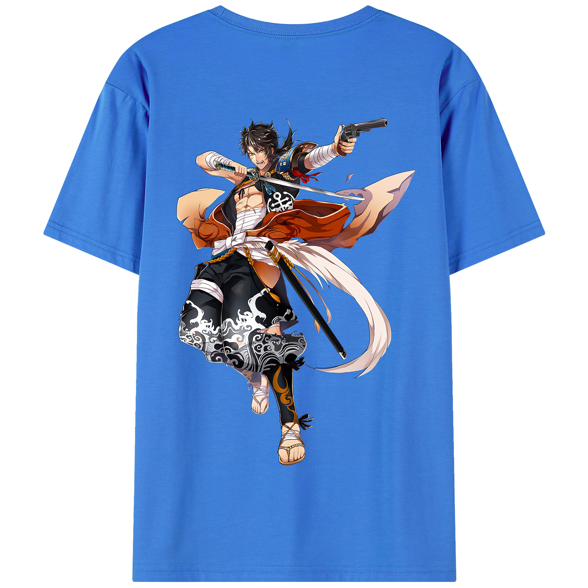（画像用） 刀剣乱舞 Touken Ranbu 綿100％半袖Tシャツ（背面プリント）