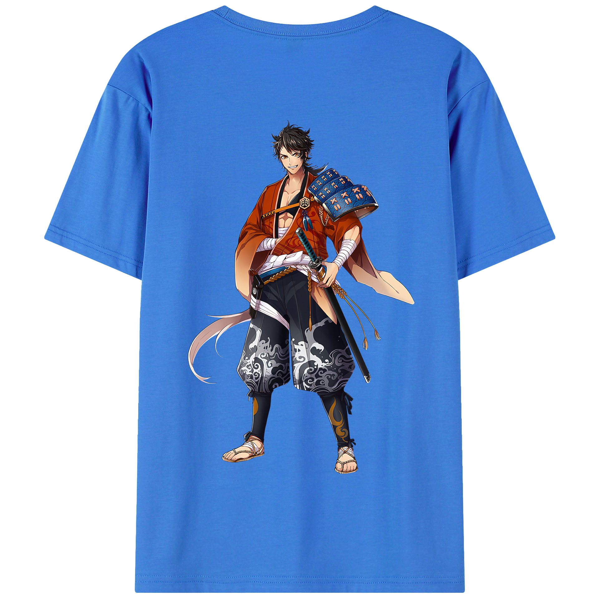 （画像用） 刀剣乱舞 Touken Ranbu 綿100％半袖Tシャツ（背面プリント）