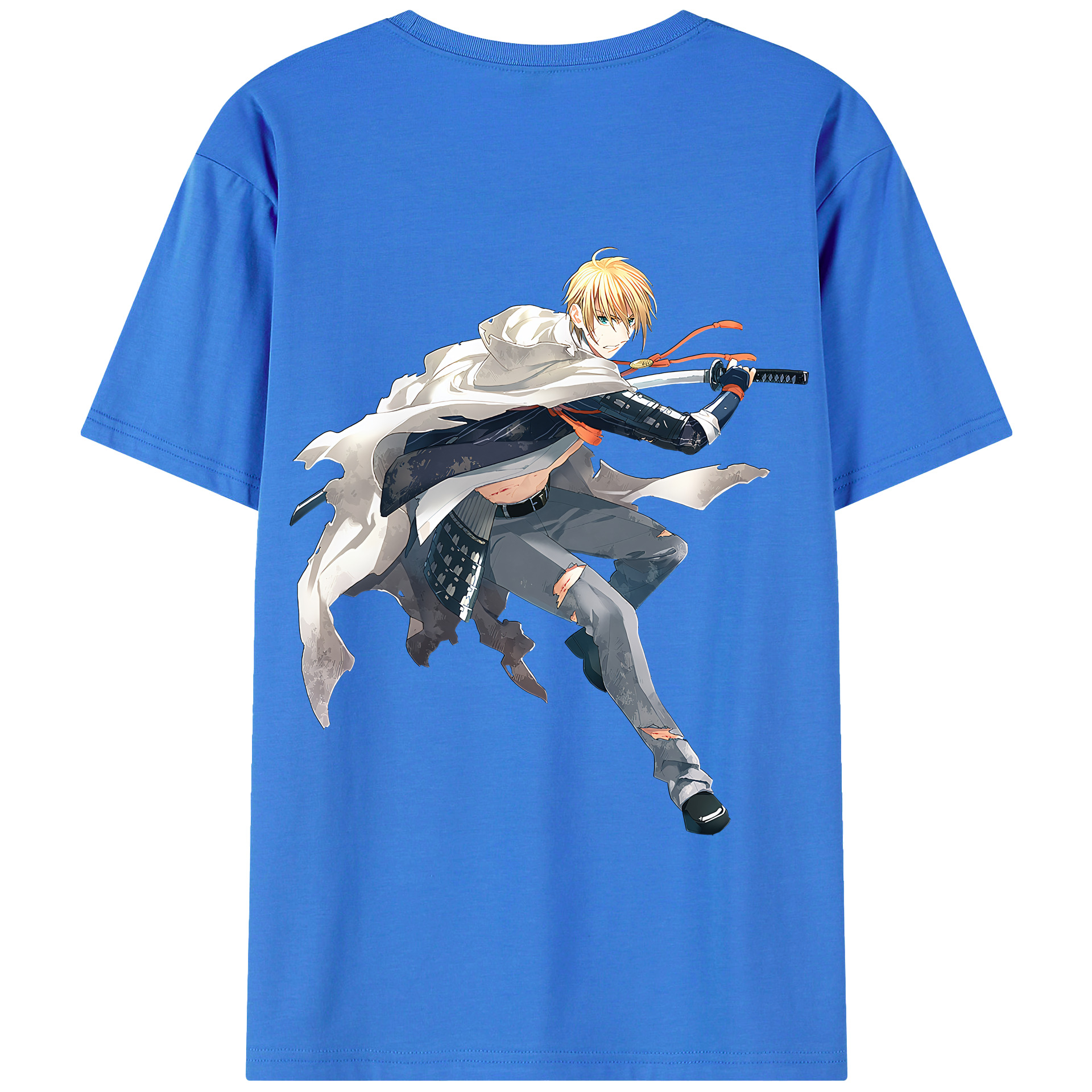 （画像用） 刀剣乱舞 Touken Ranbu 綿100％半袖Tシャツ（背面プリント）