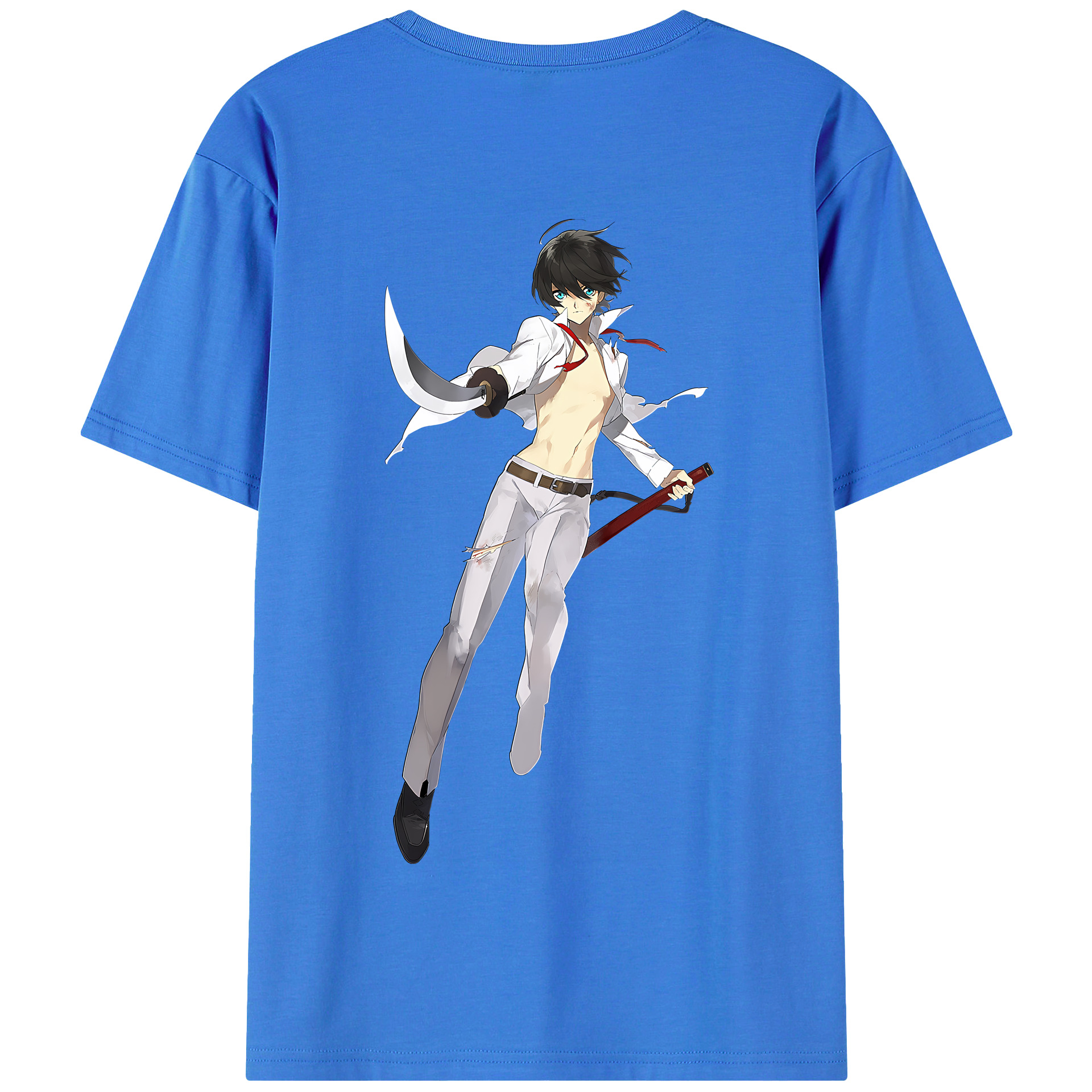 （画像用） 刀剣乱舞 Touken Ranbu 綿100％半袖Tシャツ（背面プリント）