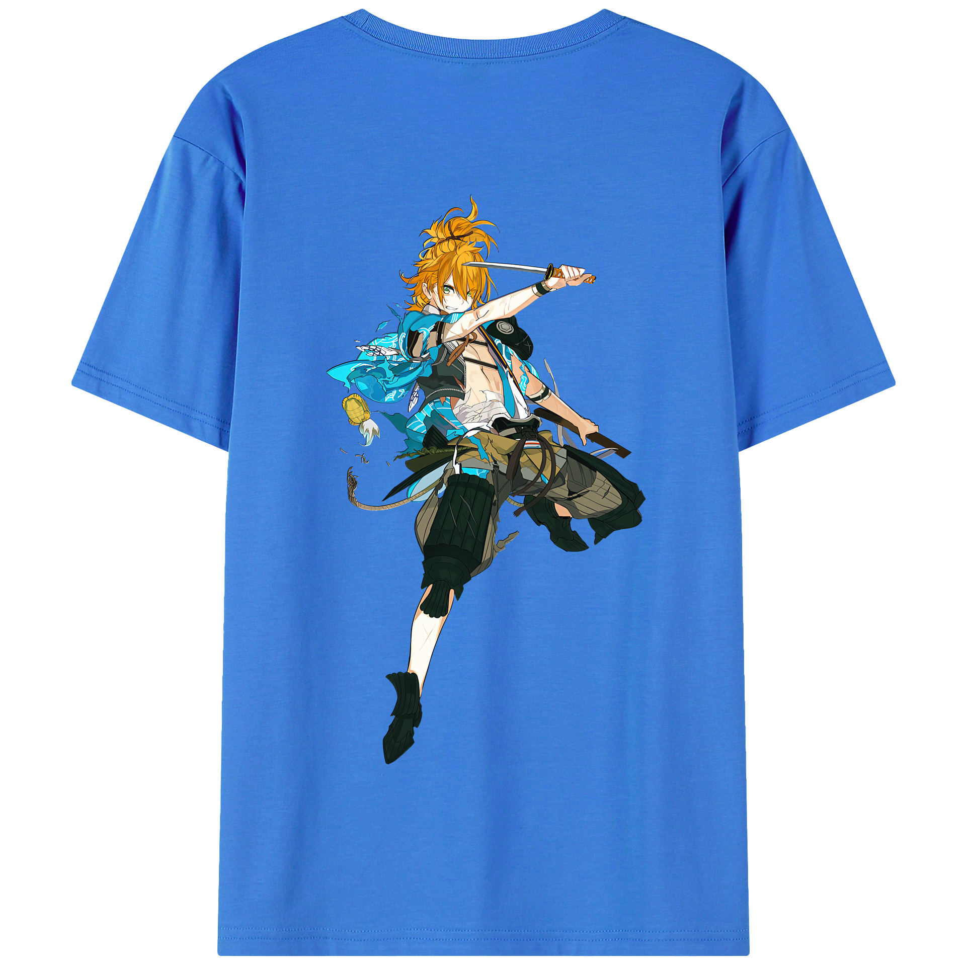 （画像用） 刀剣乱舞 Touken Ranbu 綿100％半袖Tシャツ（背面プリント）
