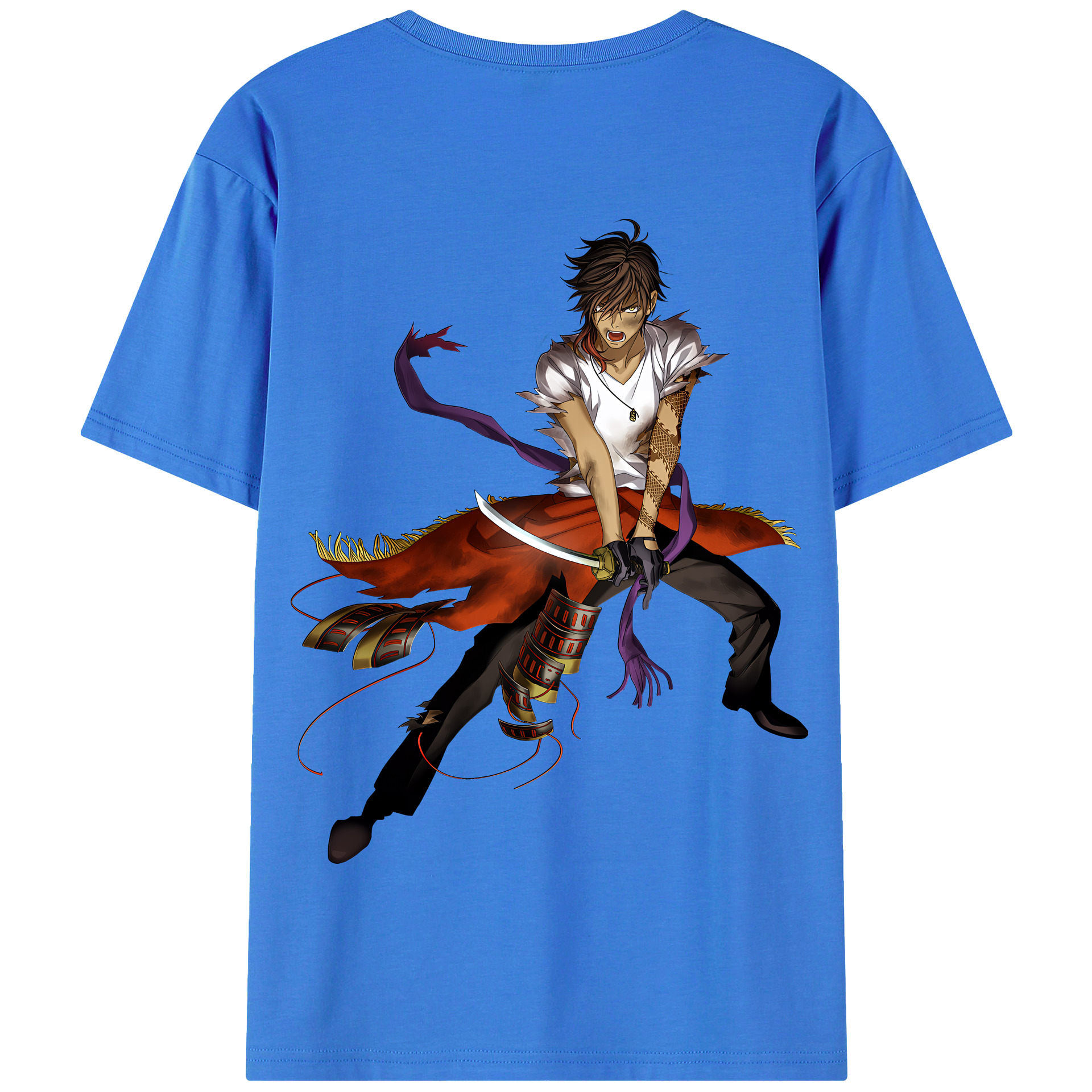 （画像用） 刀剣乱舞 Touken Ranbu 綿100％半袖Tシャツ（背面プリント）