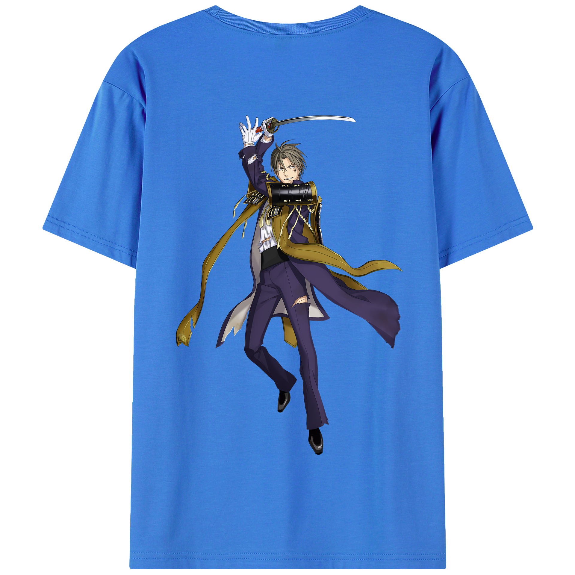 （画像用） 刀剣乱舞 Touken Ranbu 綿100％半袖Tシャツ（背面プリント）