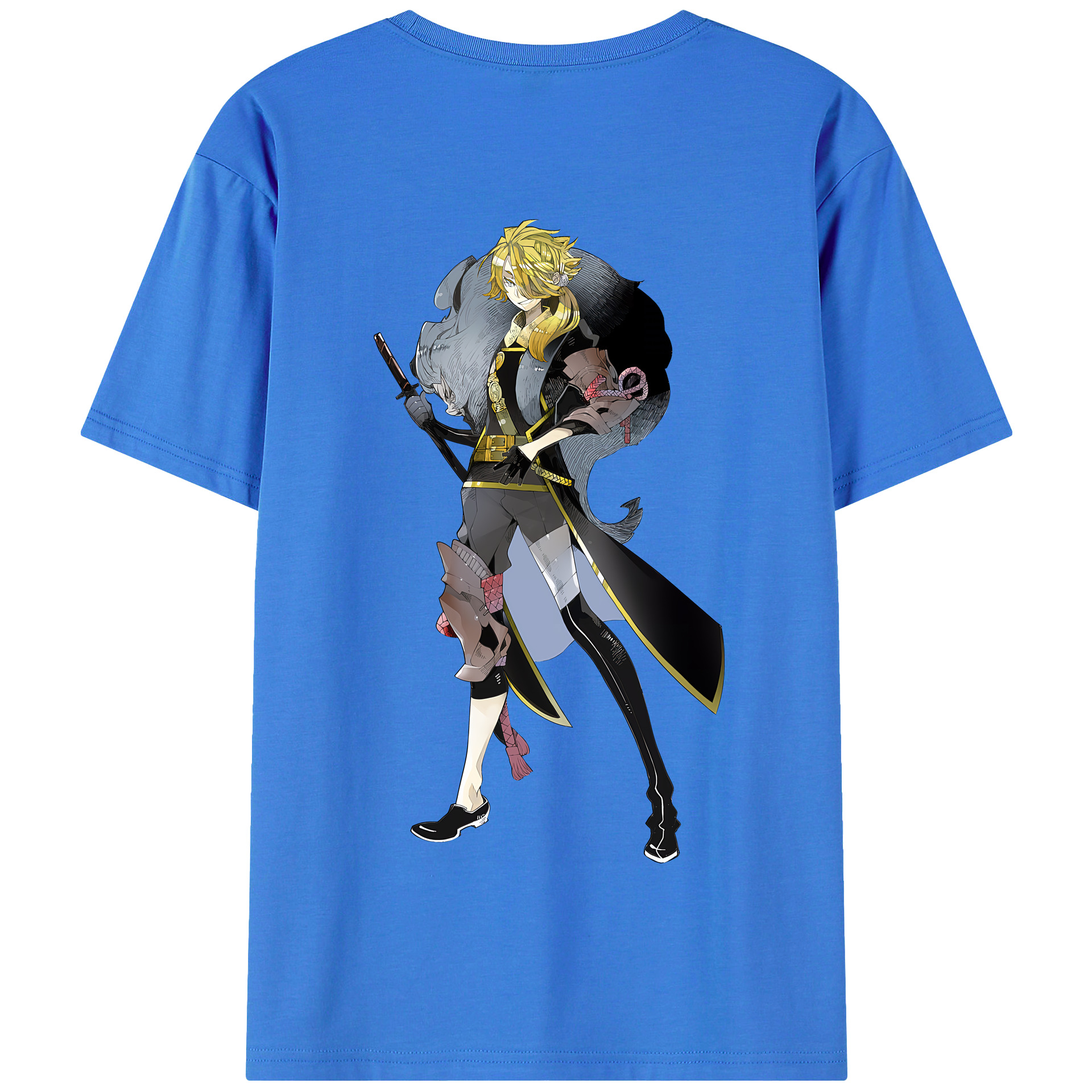 （画像用） 刀剣乱舞 Touken Ranbu 綿100％半袖Tシャツ（背面プリント）