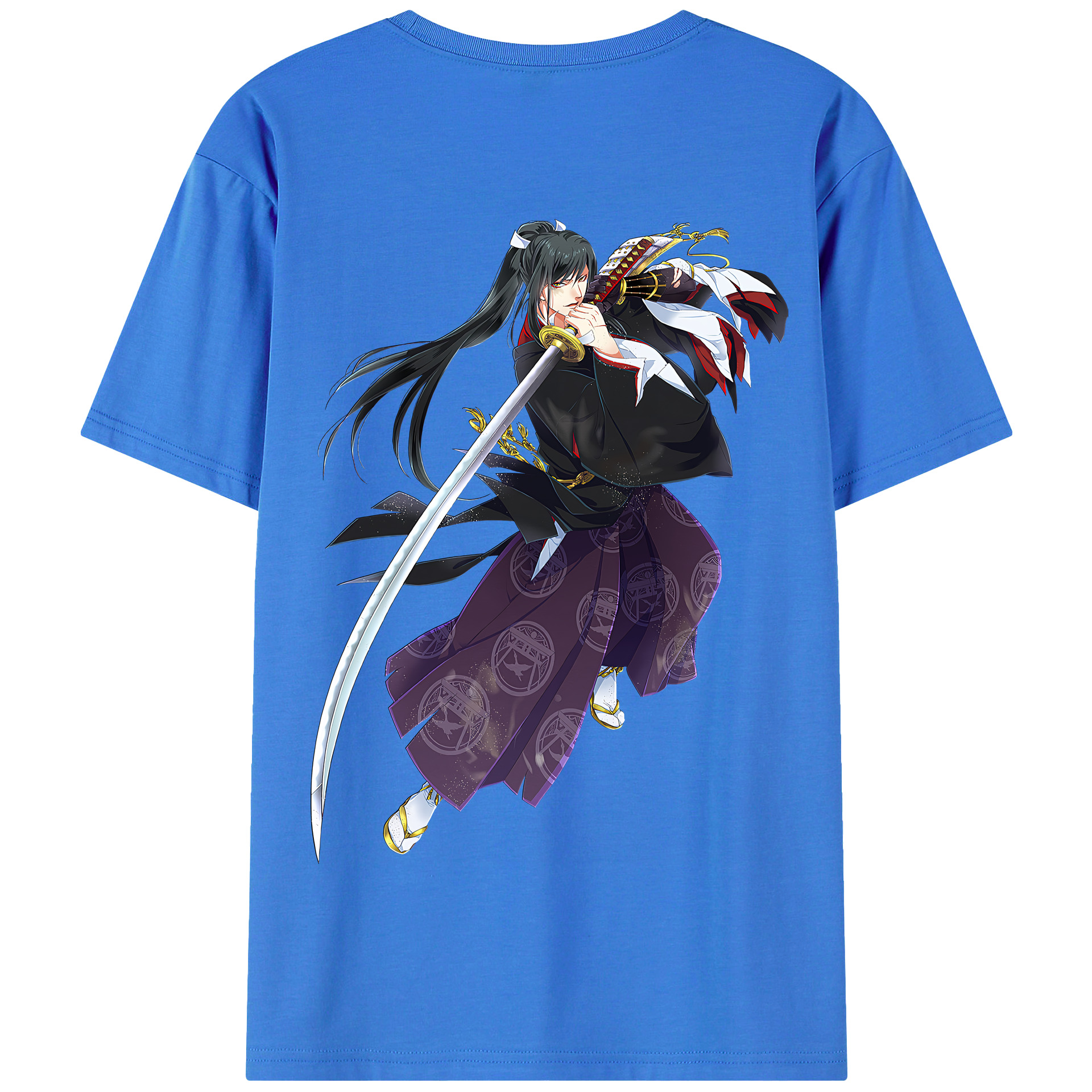 （画像用） 刀剣乱舞 Touken Ranbu 綿100％半袖Tシャツ（背面プリント）