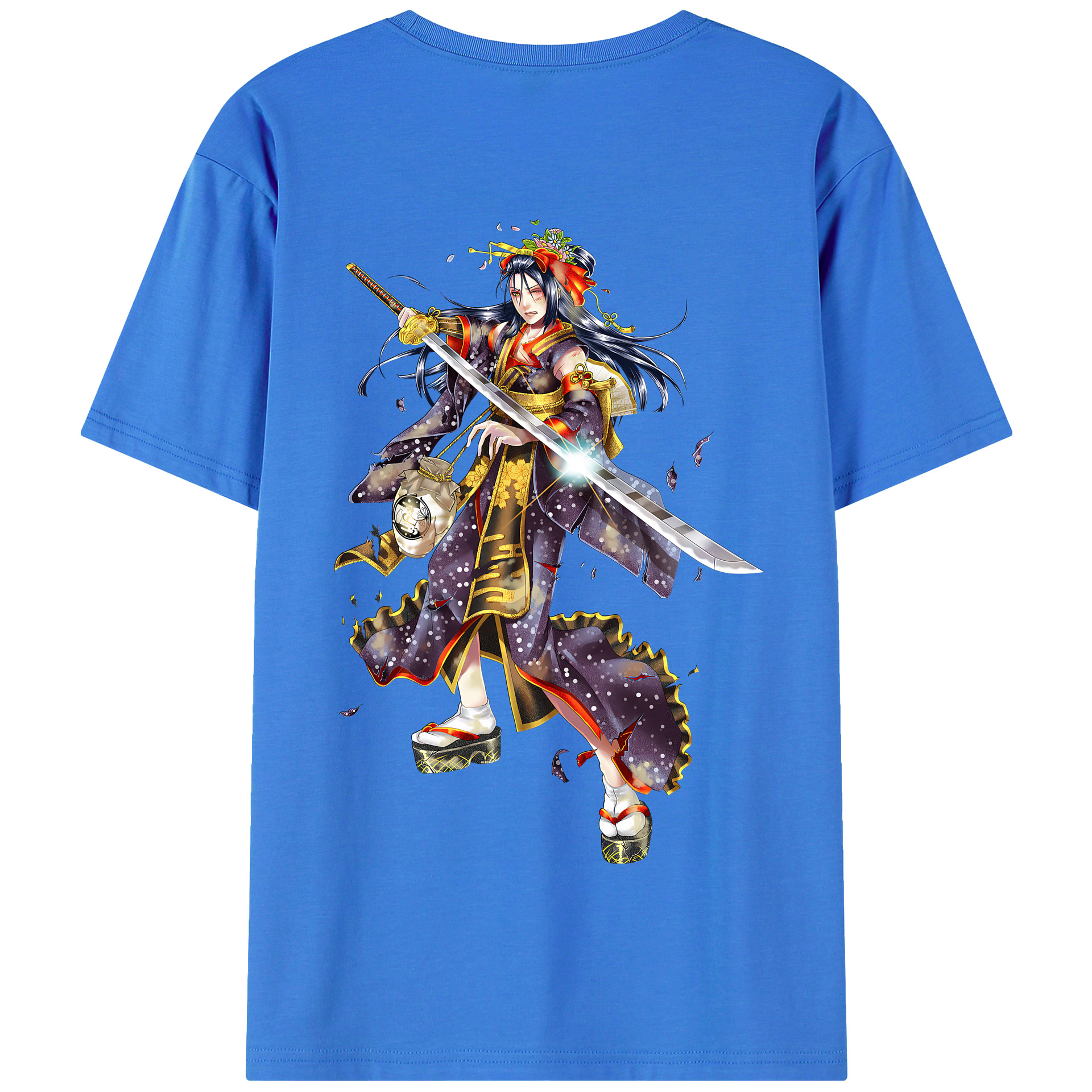 （画像用） 刀剣乱舞 Touken Ranbu 綿100％半袖Tシャツ（背面プリント）