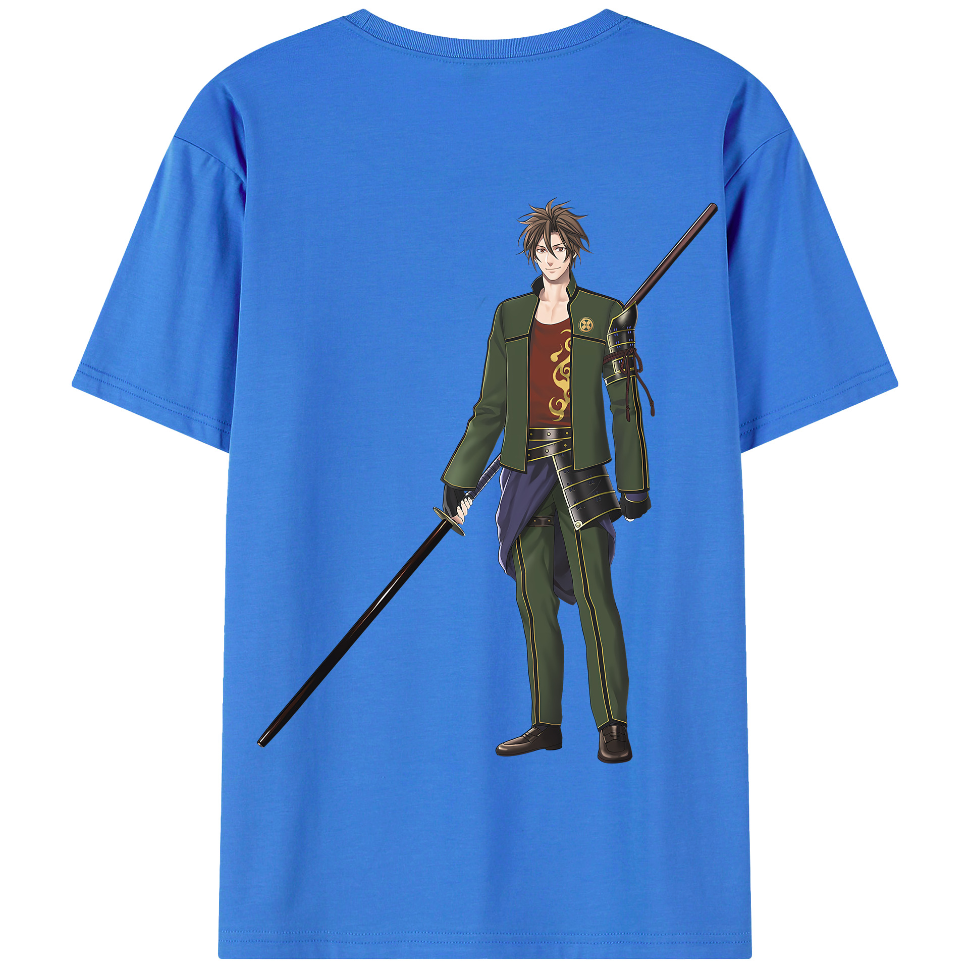 （画像用） 刀剣乱舞 Touken Ranbu 綿100％半袖Tシャツ（背面プリント）