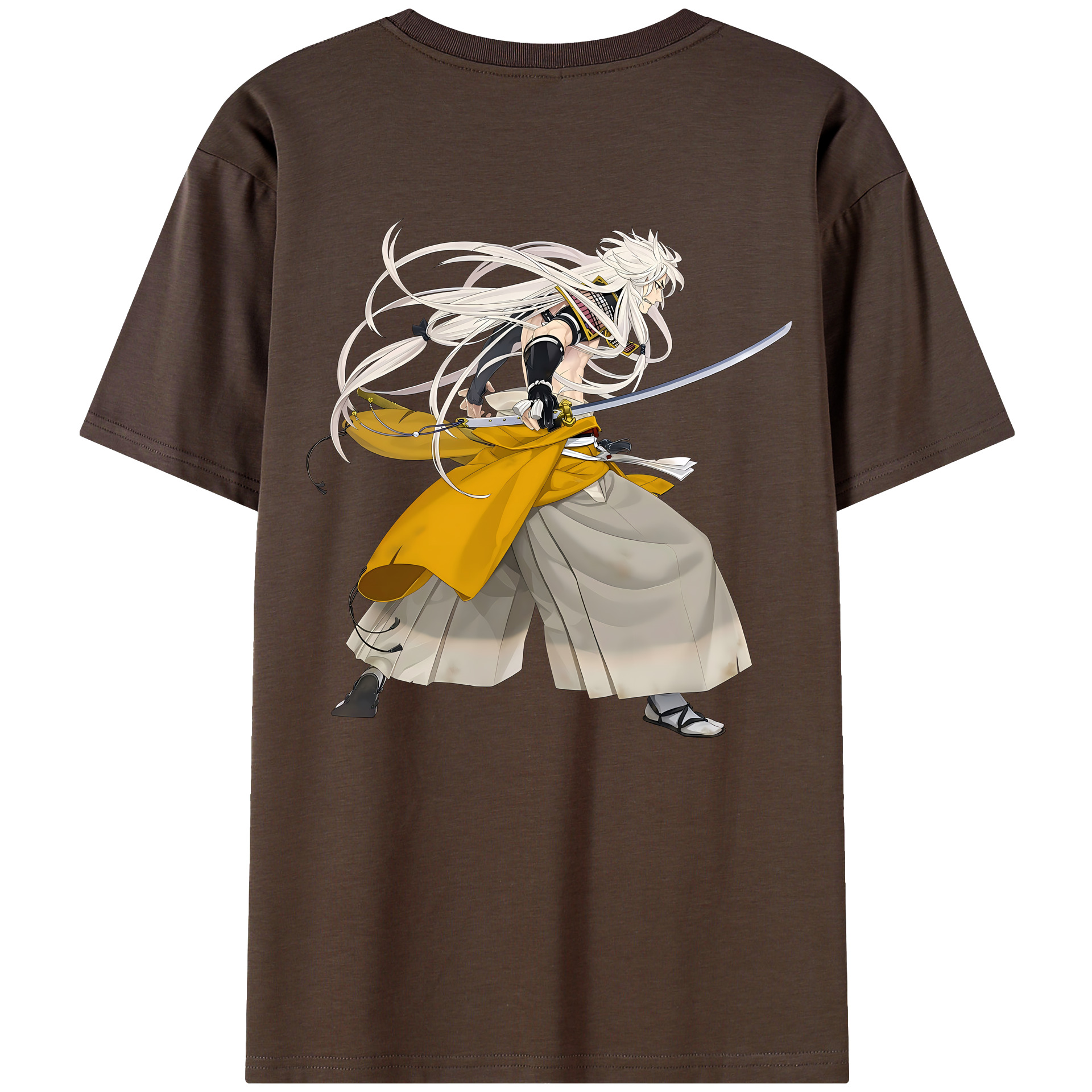 （画像用） 刀剣乱舞 Touken Ranbu 綿100％半袖Tシャツ（背面プリント）