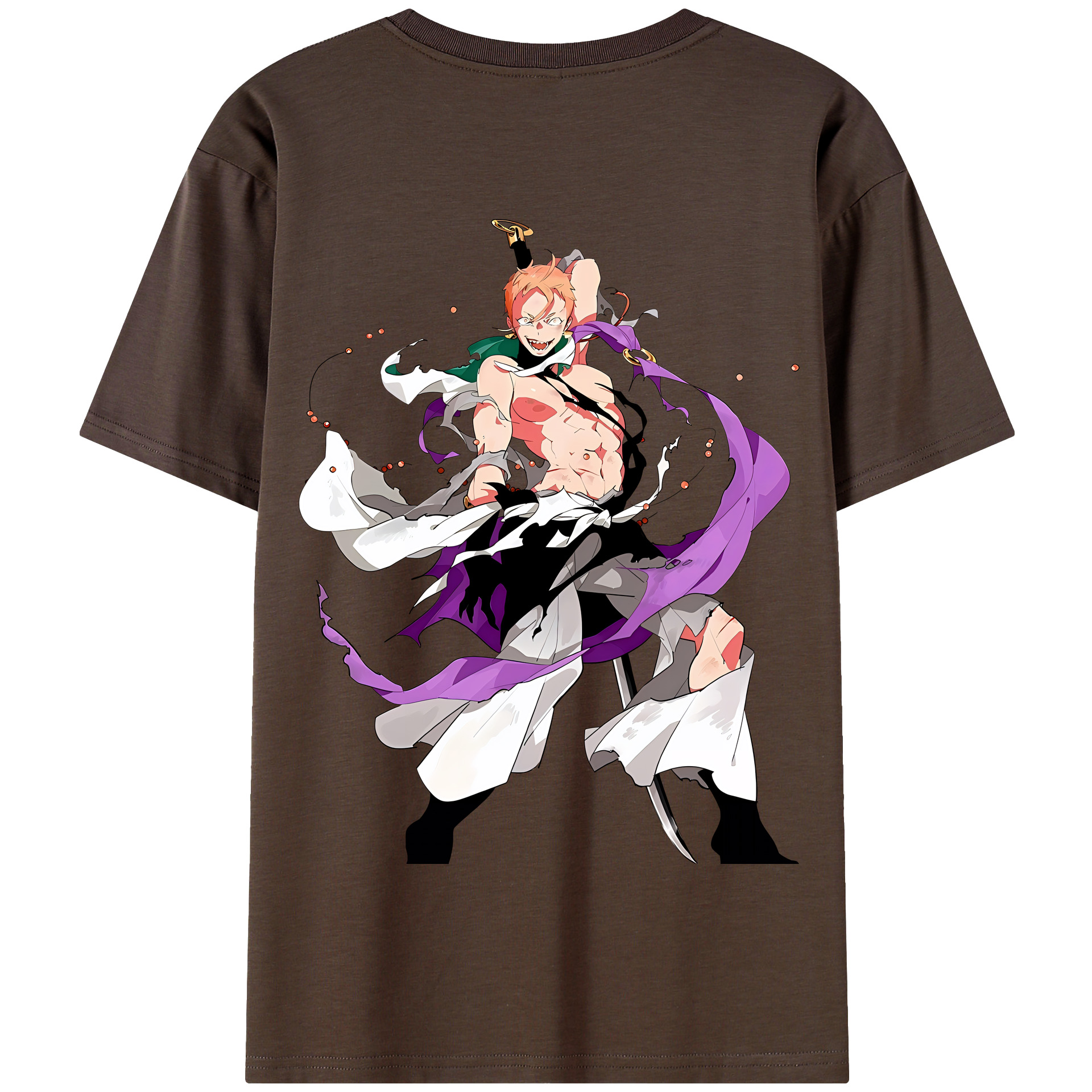 （画像用） 刀剣乱舞 Touken Ranbu 綿100％半袖Tシャツ（背面プリント）