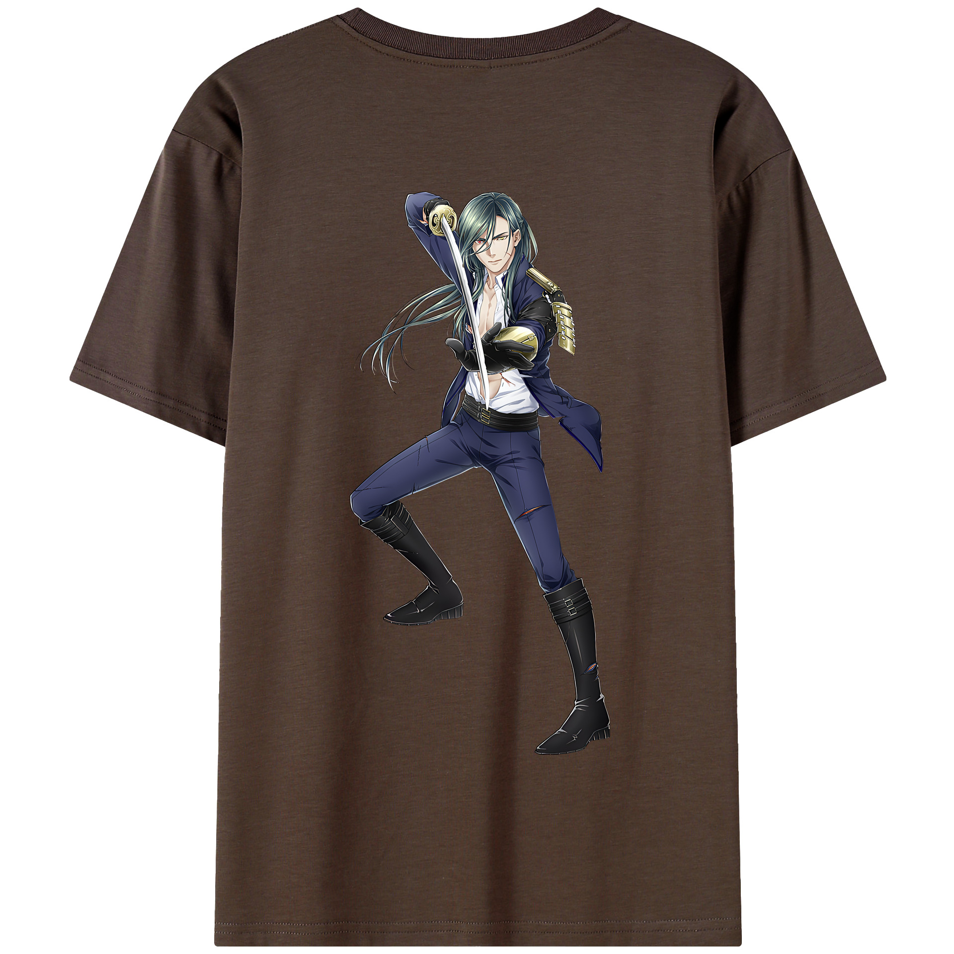 （画像用） 刀剣乱舞 Touken Ranbu 綿100％半袖Tシャツ（背面プリント）