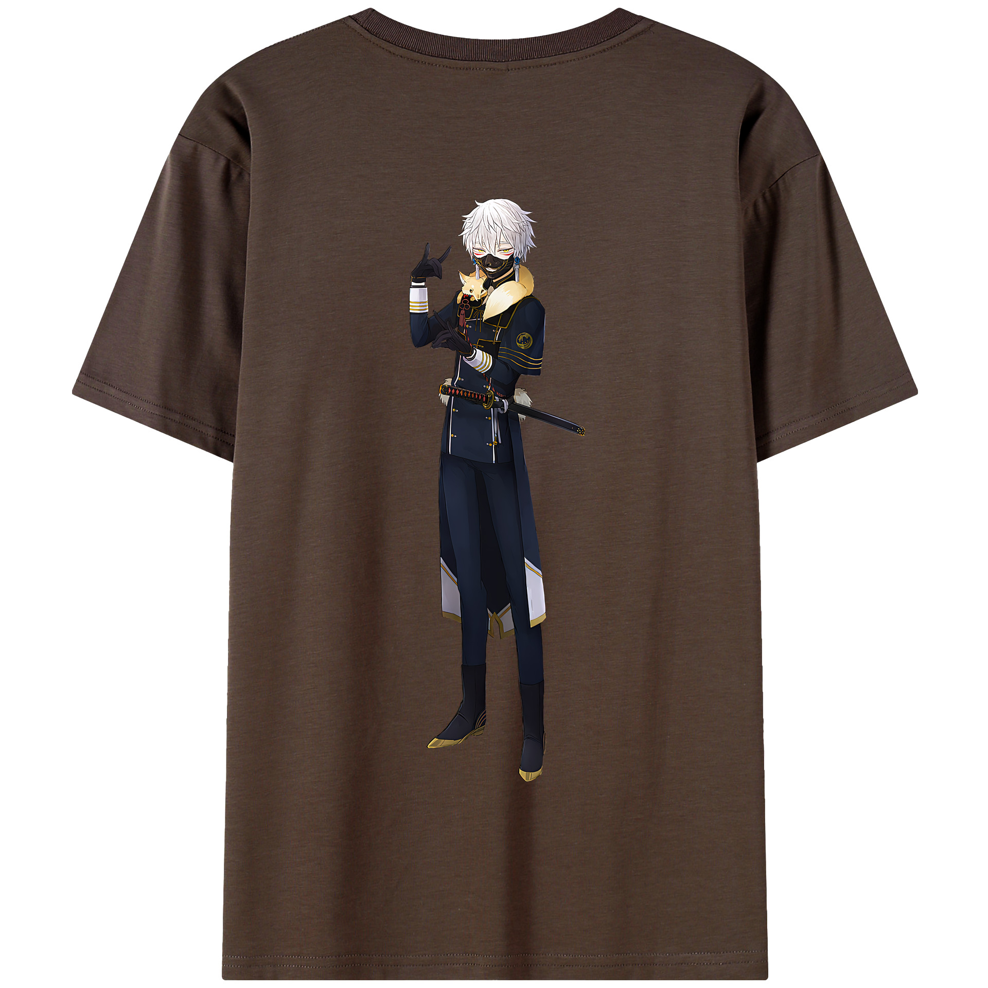 （画像用） 刀剣乱舞 Touken Ranbu 綿100％半袖Tシャツ（背面プリント）