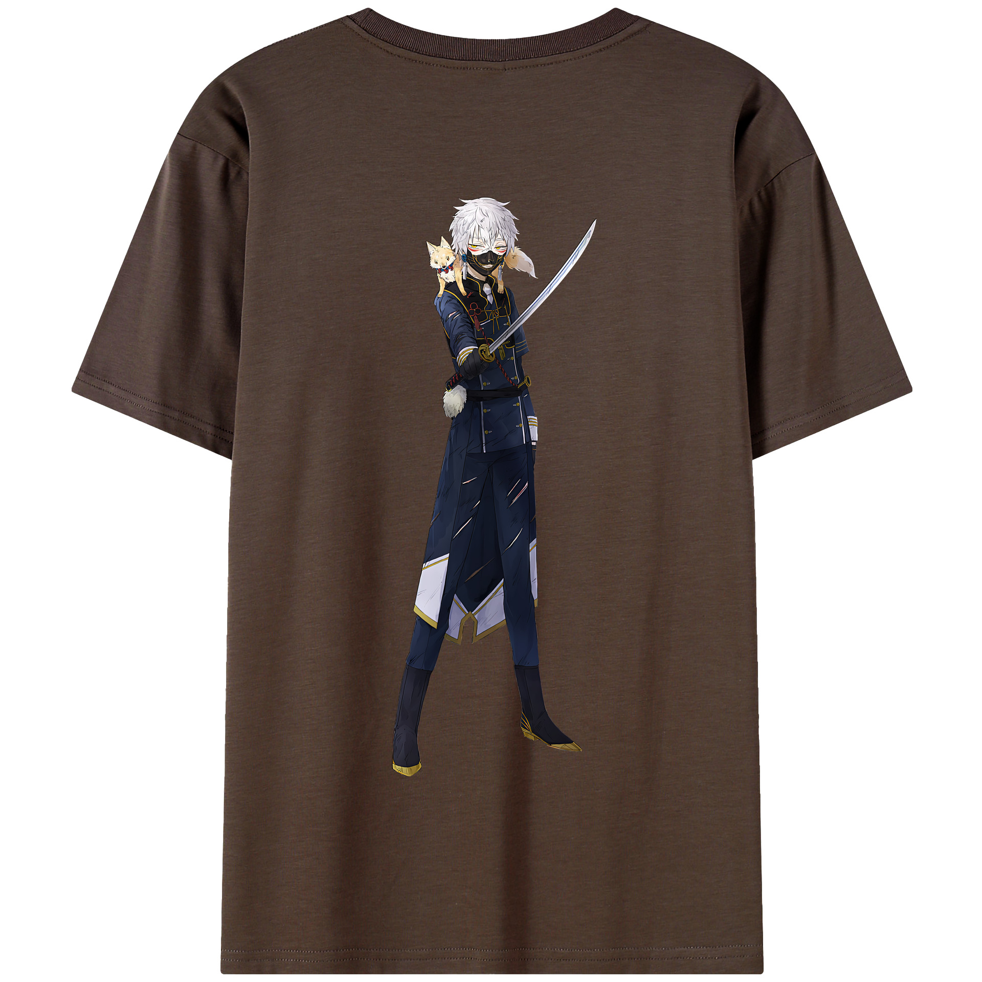 （画像用） 刀剣乱舞 Touken Ranbu 綿100％半袖Tシャツ（背面プリント）