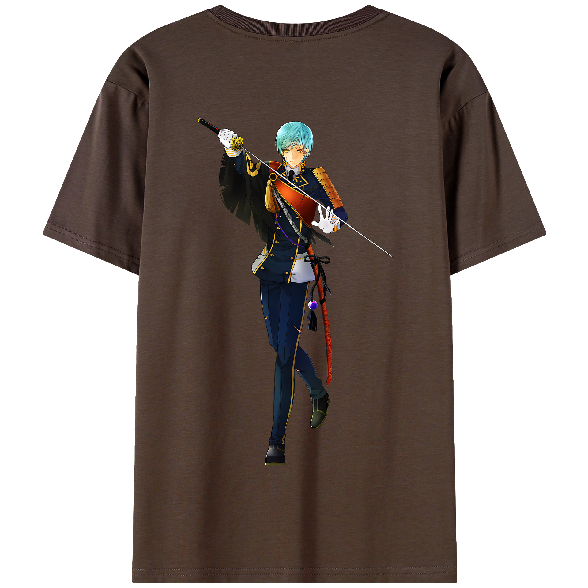 （画像用） 刀剣乱舞 Touken Ranbu 綿100％半袖Tシャツ（背面プリント）