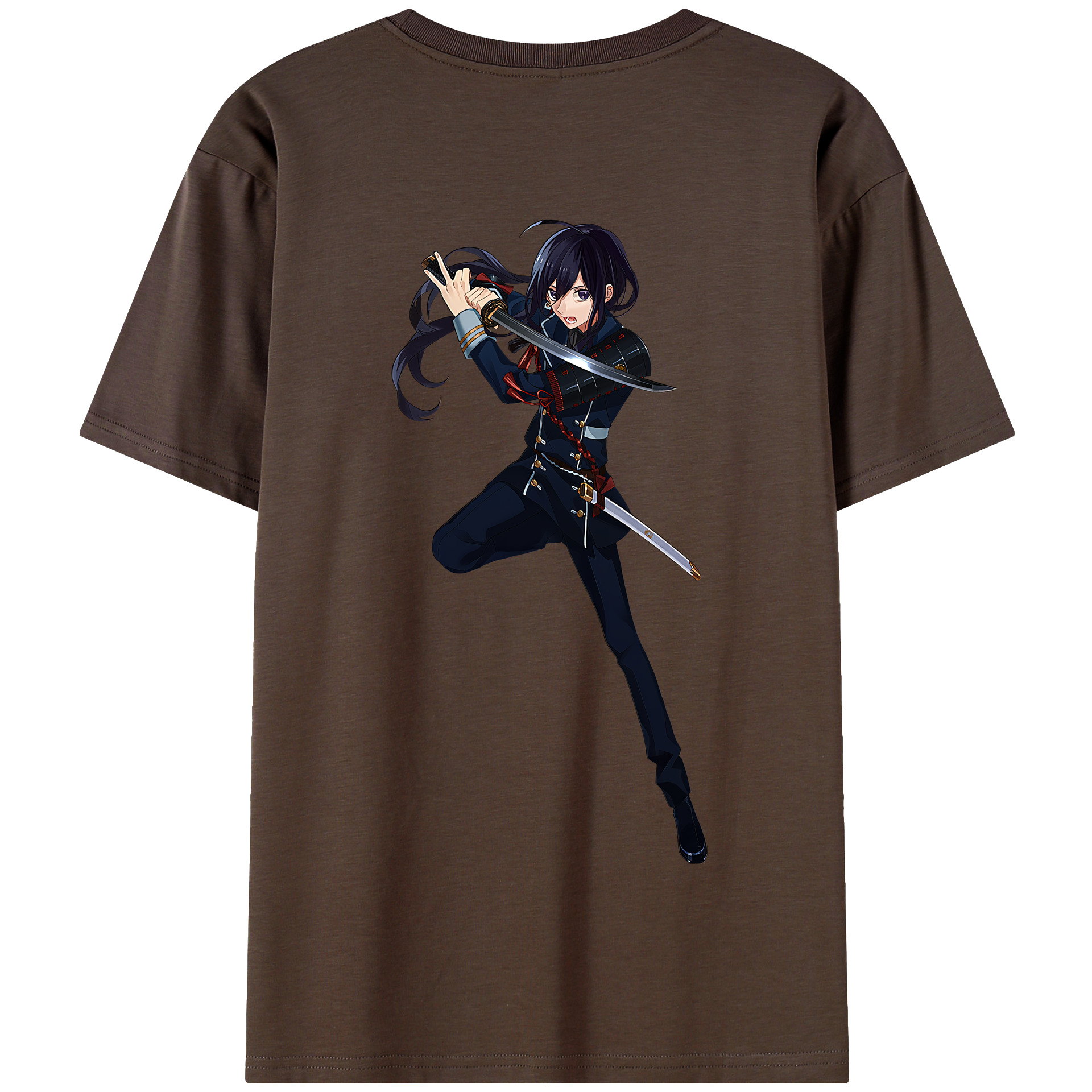 （画像用） 刀剣乱舞 Touken Ranbu 綿100％半袖Tシャツ（背面プリント）