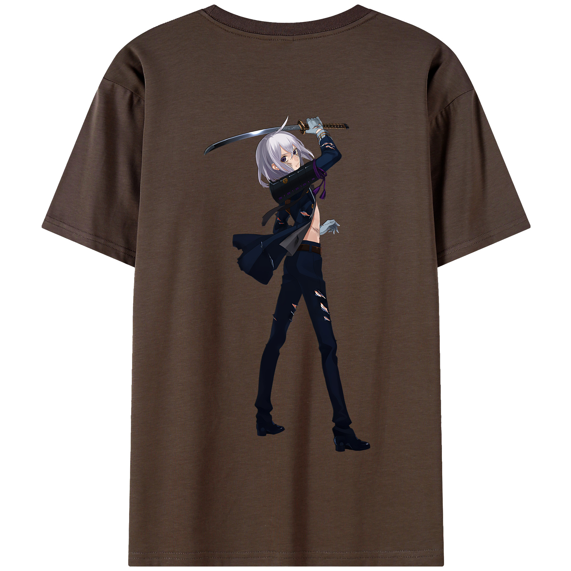 （画像用） 刀剣乱舞 Touken Ranbu 綿100％半袖Tシャツ（背面プリント）