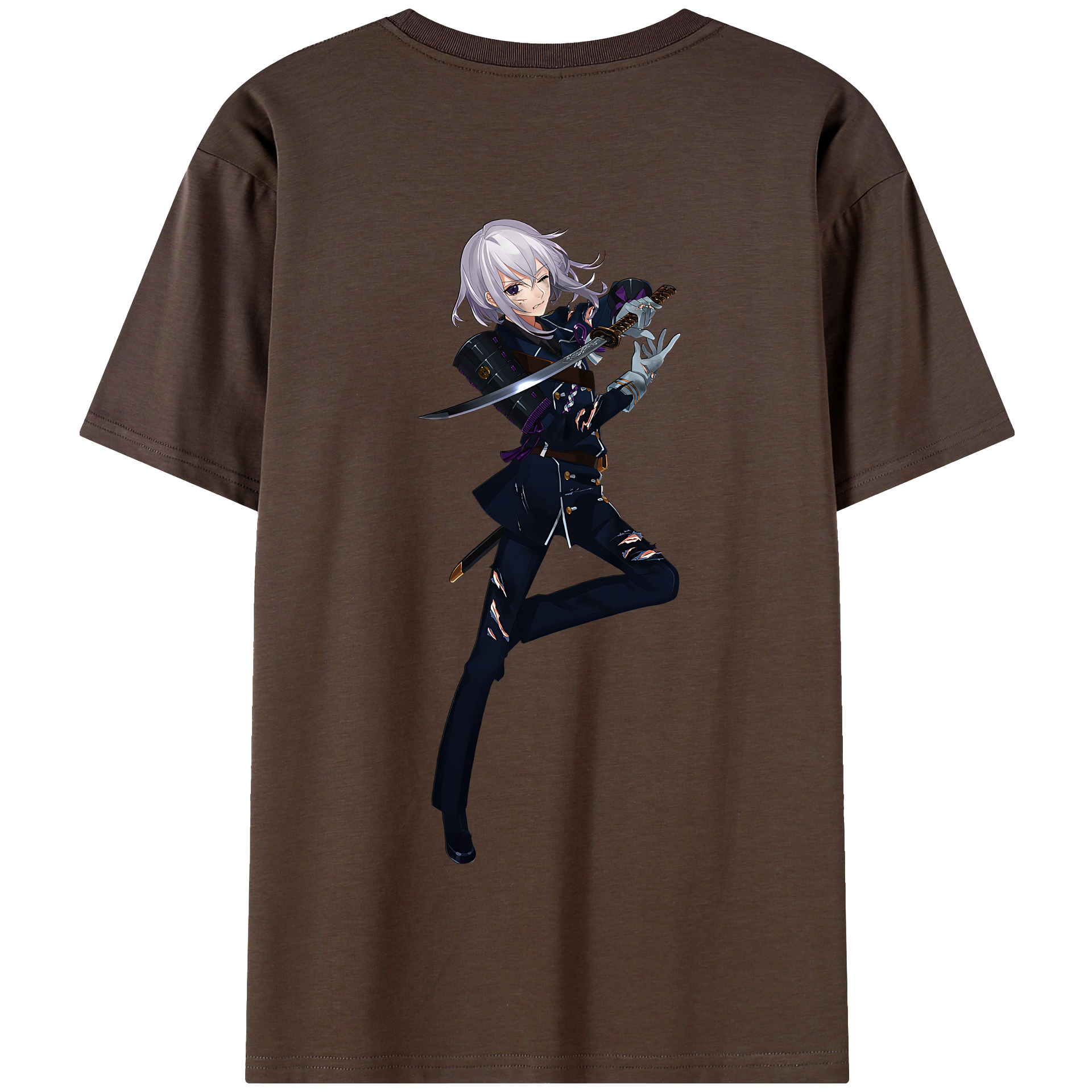（画像用） 刀剣乱舞 Touken Ranbu 綿100％半袖Tシャツ（背面プリント）
