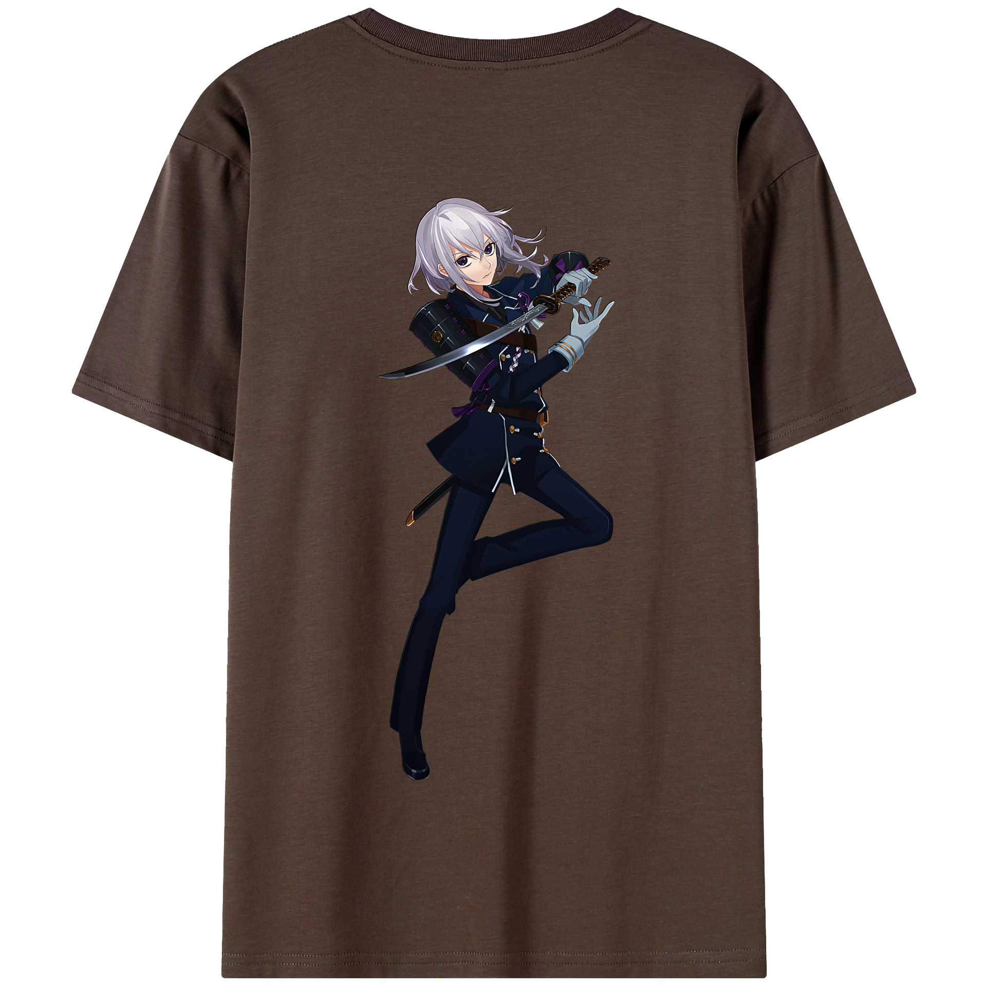 （画像用） 刀剣乱舞 Touken Ranbu 綿100％半袖Tシャツ（背面プリント）