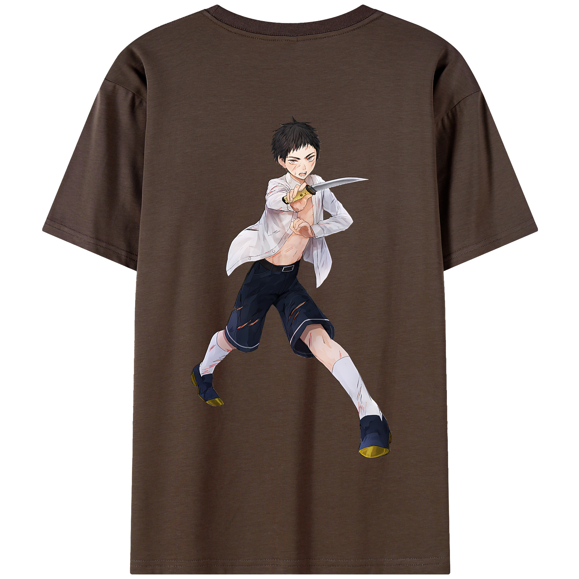 （画像用） 刀剣乱舞 Touken Ranbu 綿100％半袖Tシャツ（背面プリント）