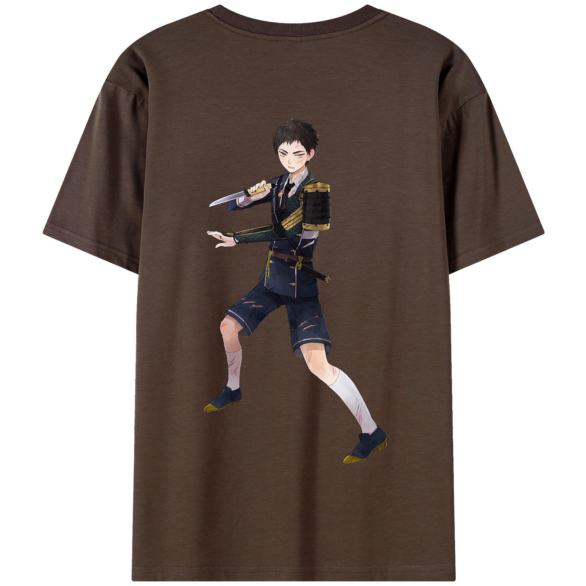 （画像用） 刀剣乱舞 Touken Ranbu 綿100％半袖Tシャツ（背面プリント）