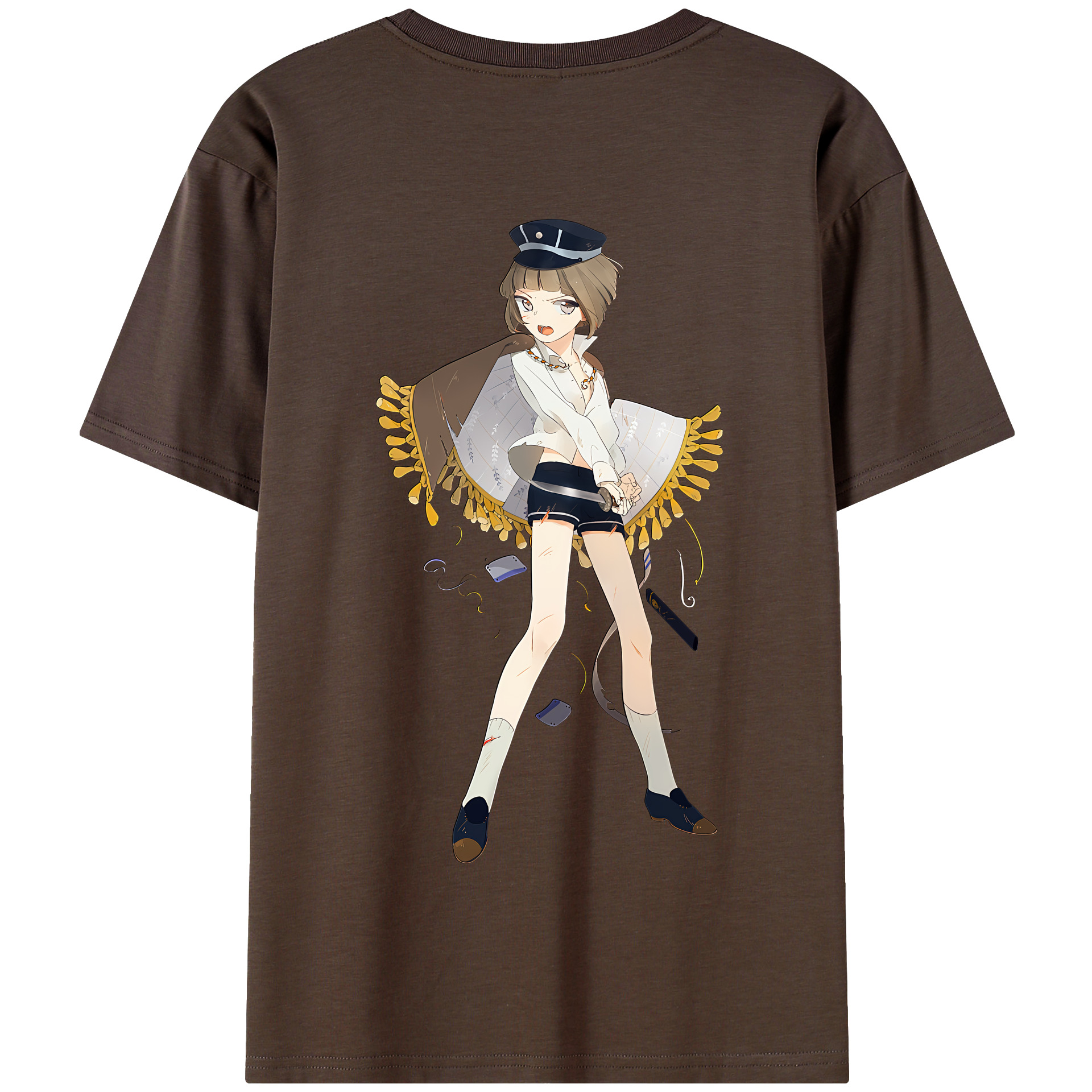 （画像用） 刀剣乱舞 Touken Ranbu 綿100％半袖Tシャツ（背面プリント）