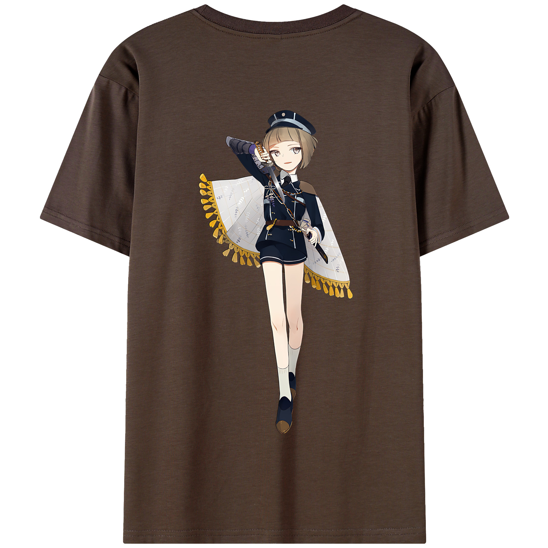 （画像用） 刀剣乱舞 Touken Ranbu 綿100％半袖Tシャツ（背面プリント）