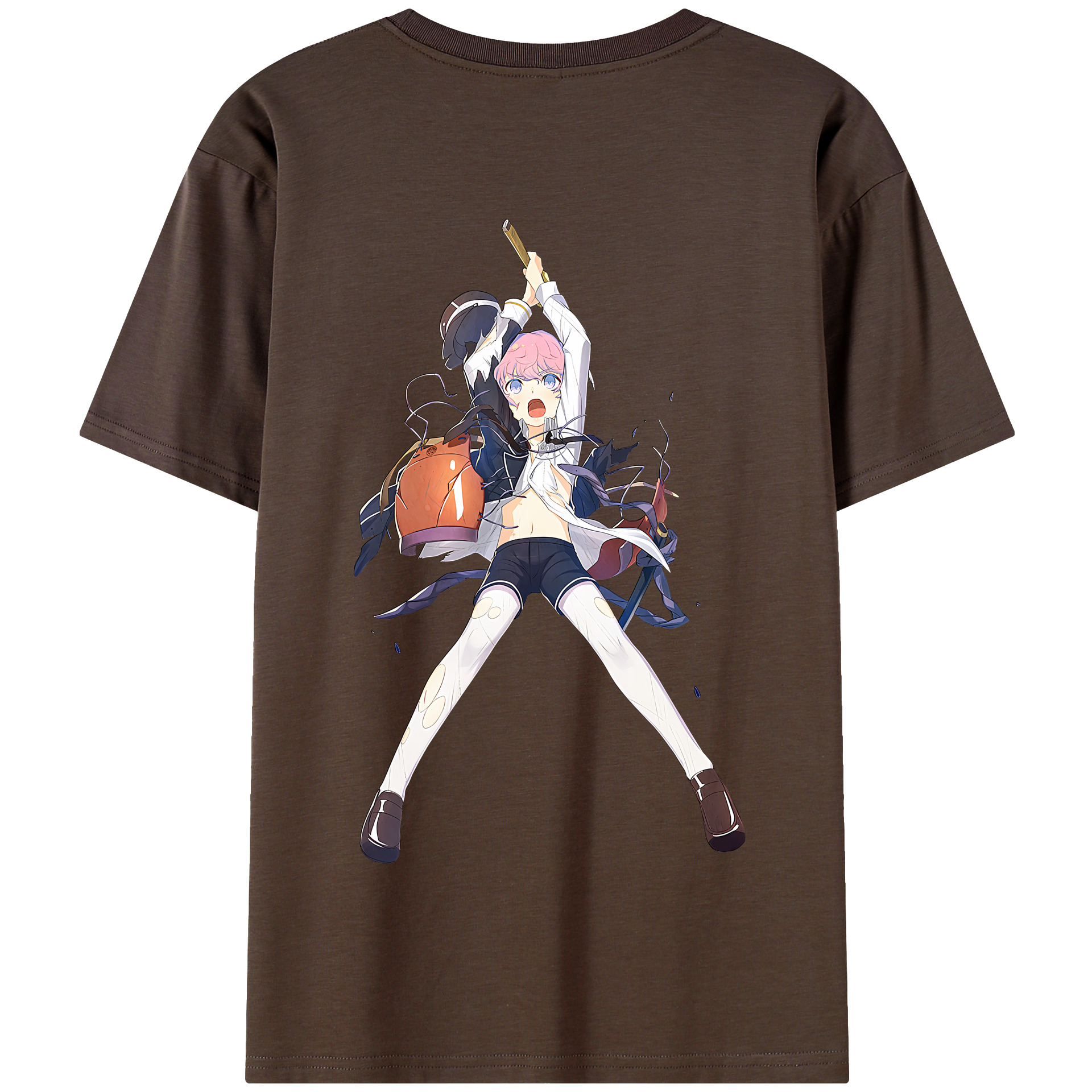 （画像用） 刀剣乱舞 Touken Ranbu 綿100％半袖Tシャツ（背面プリント）
