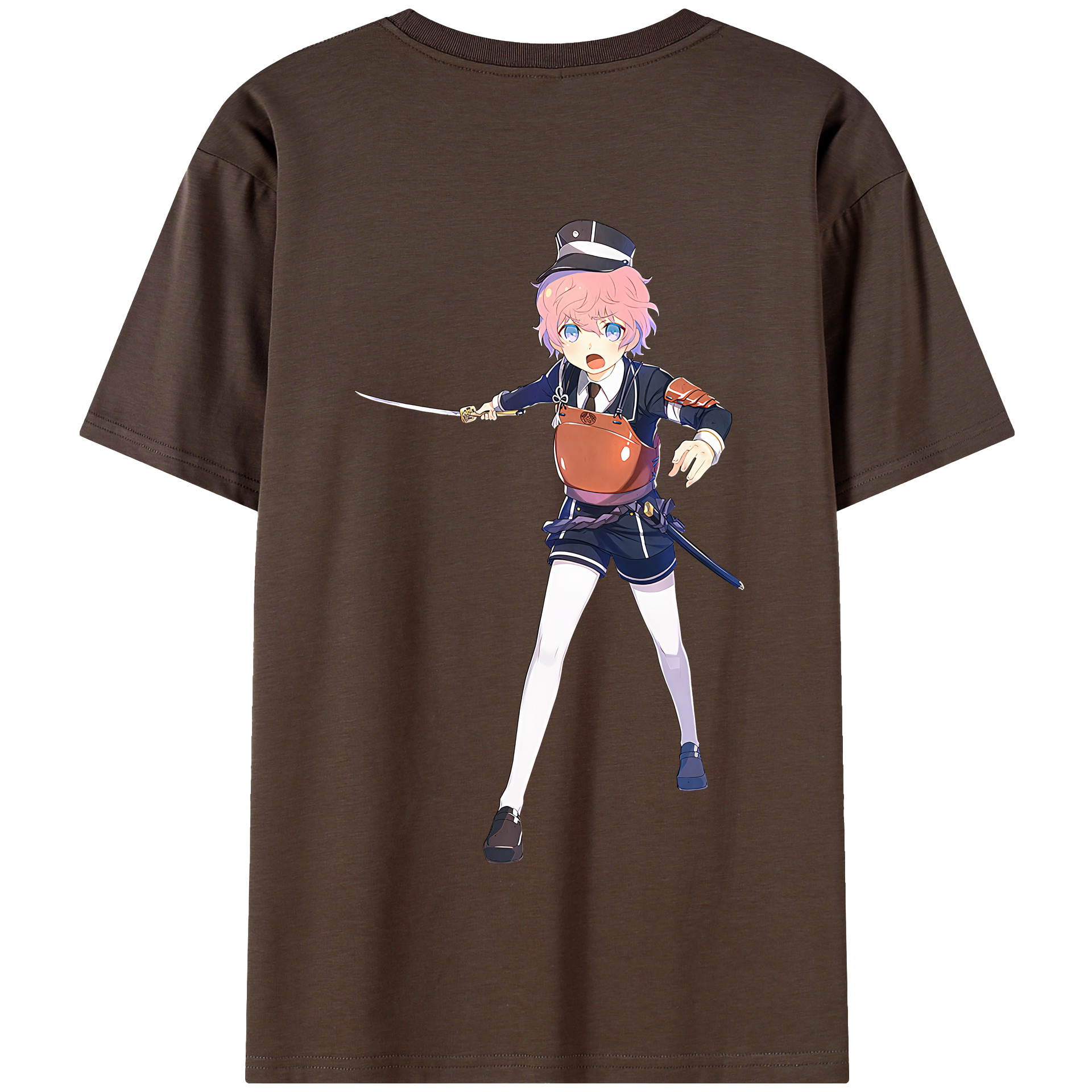 （画像用） 刀剣乱舞 Touken Ranbu 綿100％半袖Tシャツ（背面プリント）