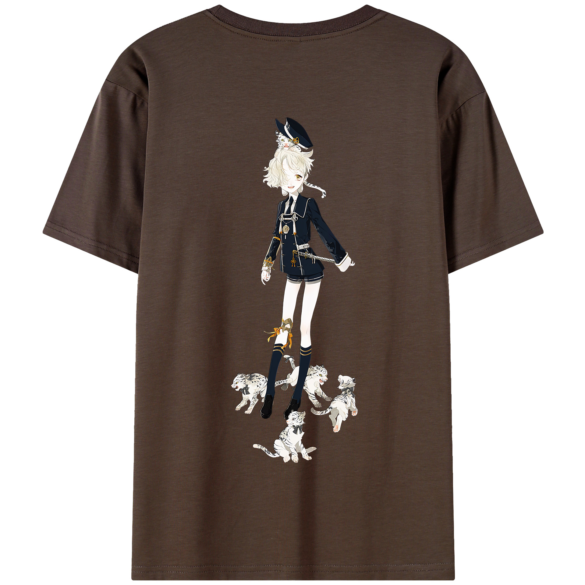 （画像用） 刀剣乱舞 Touken Ranbu 綿100％半袖Tシャツ（背面プリント）