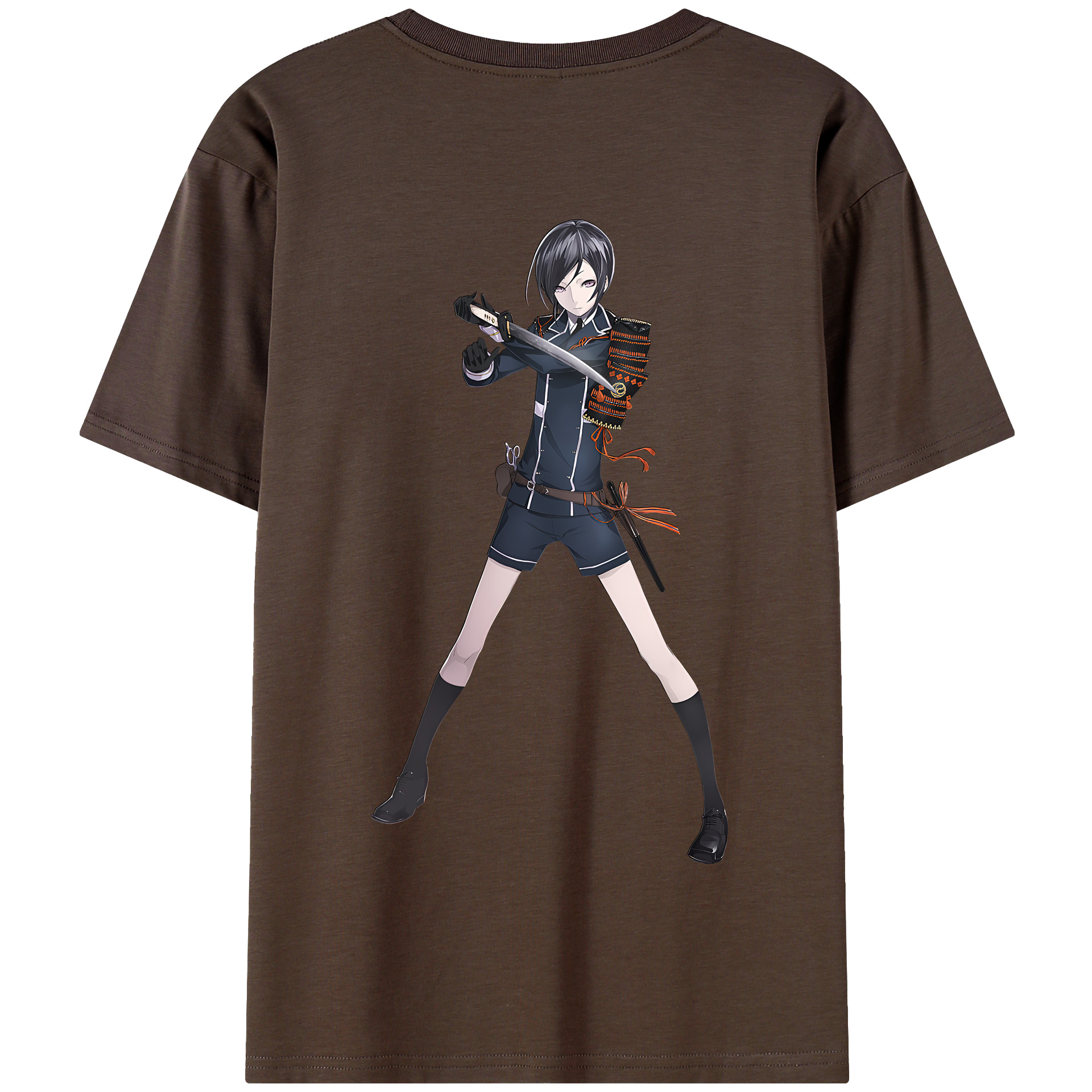 （画像用） 刀剣乱舞 Touken Ranbu 綿100％半袖Tシャツ（背面プリント）